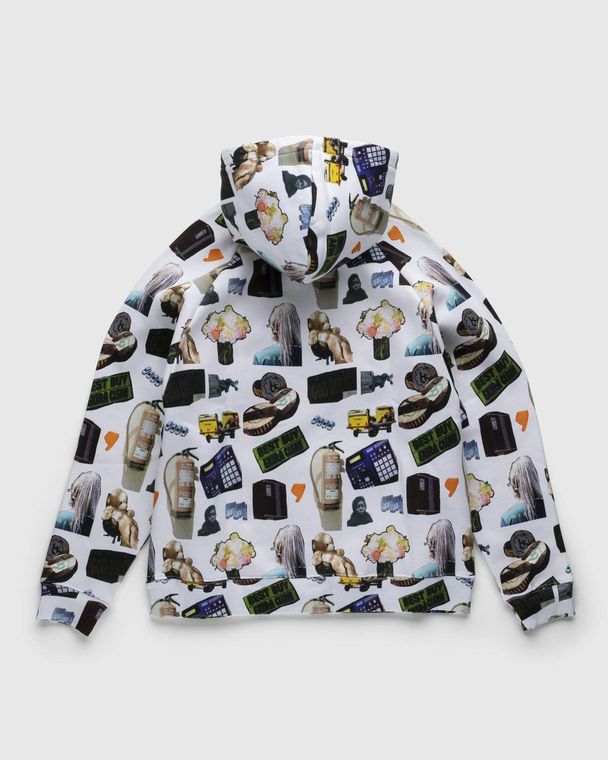 Martine Syms x Études - Racing All Over MS Hoodie - Sweats - White - Image 2