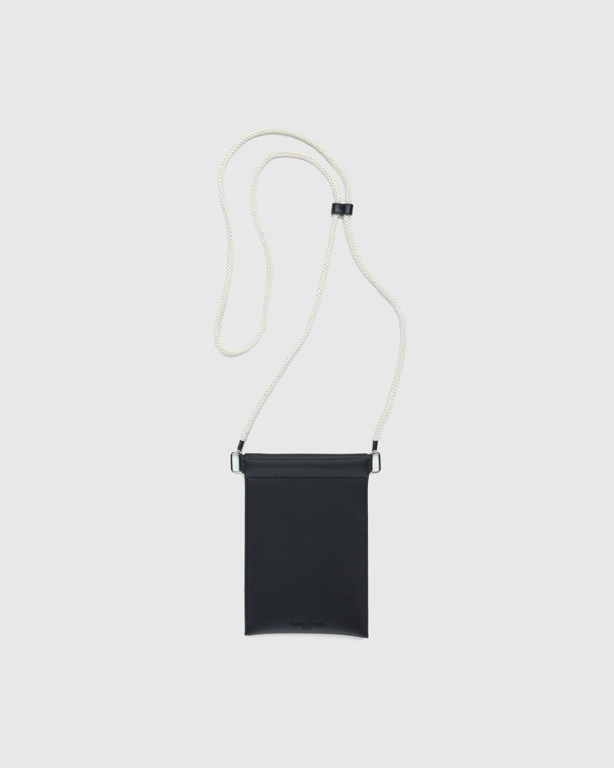 Maison Margiela - Rubber Leather Phone Case Black - Lifestyle - Black - Image 2