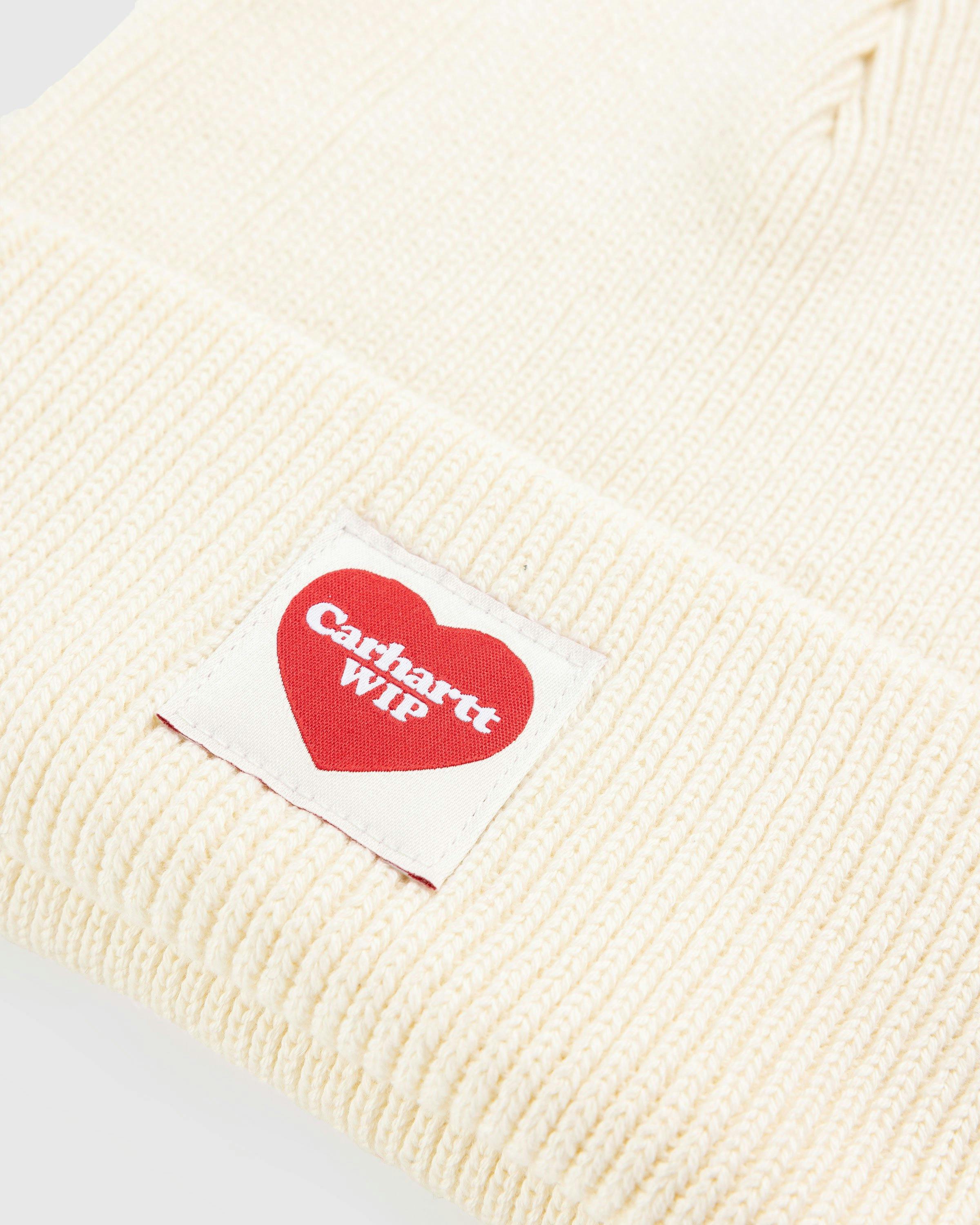 Carhartt WIP - Heart Beanie Natural - Accessories - White - Image 3