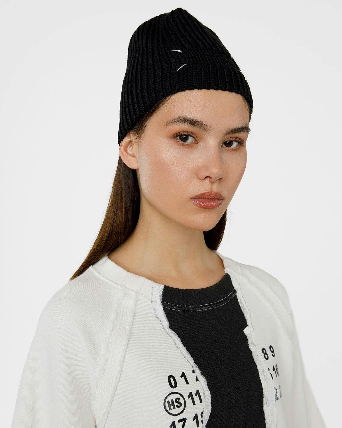 Maison Margiela - Beanie Black - Accessories - Black - Image 4