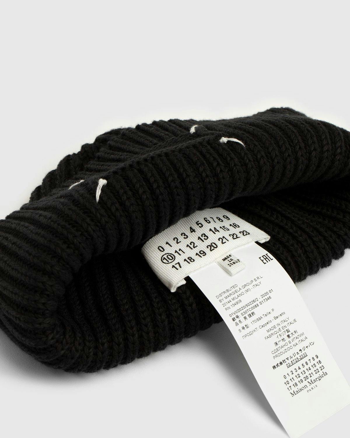 Maison Margiela - Beanie Black - Accessories - Black - Image 5