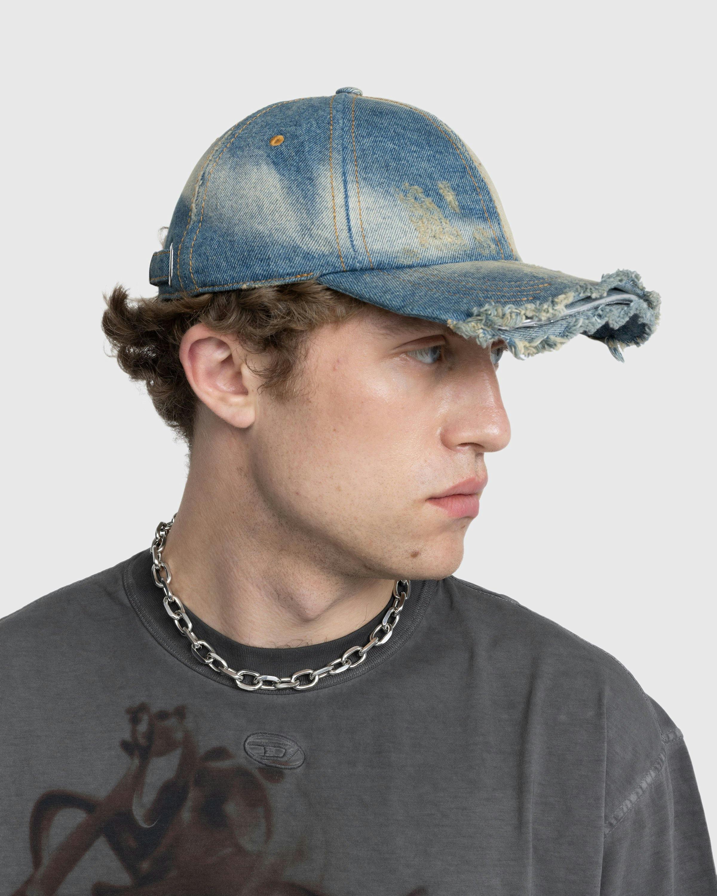 Diesel - C-Iyasu Denim Hat Blue - Accessories - Blue - Image 4