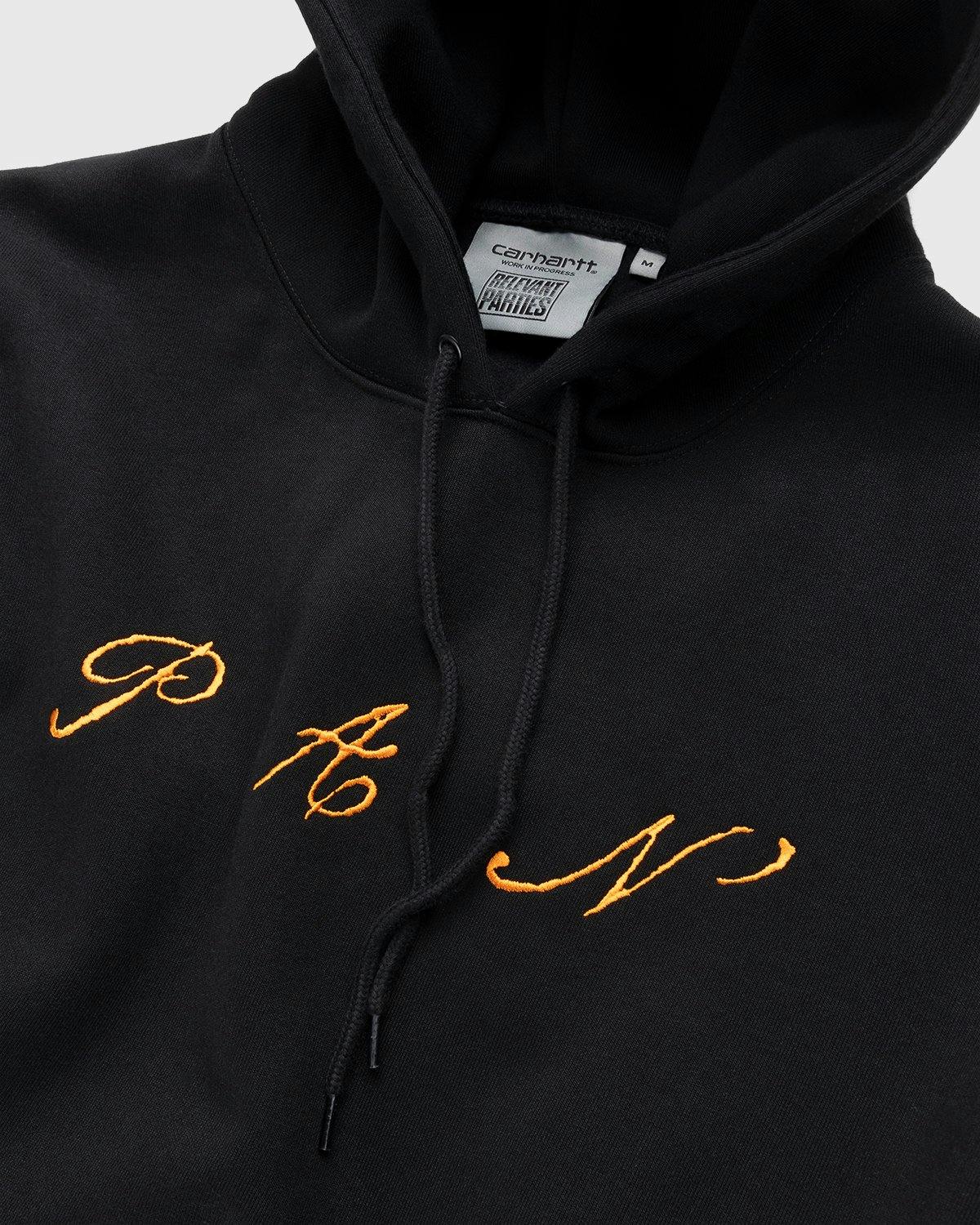 Carhartt WIP - Hooded Pan Sweatshirt Black - Clothing - Black - Image 3