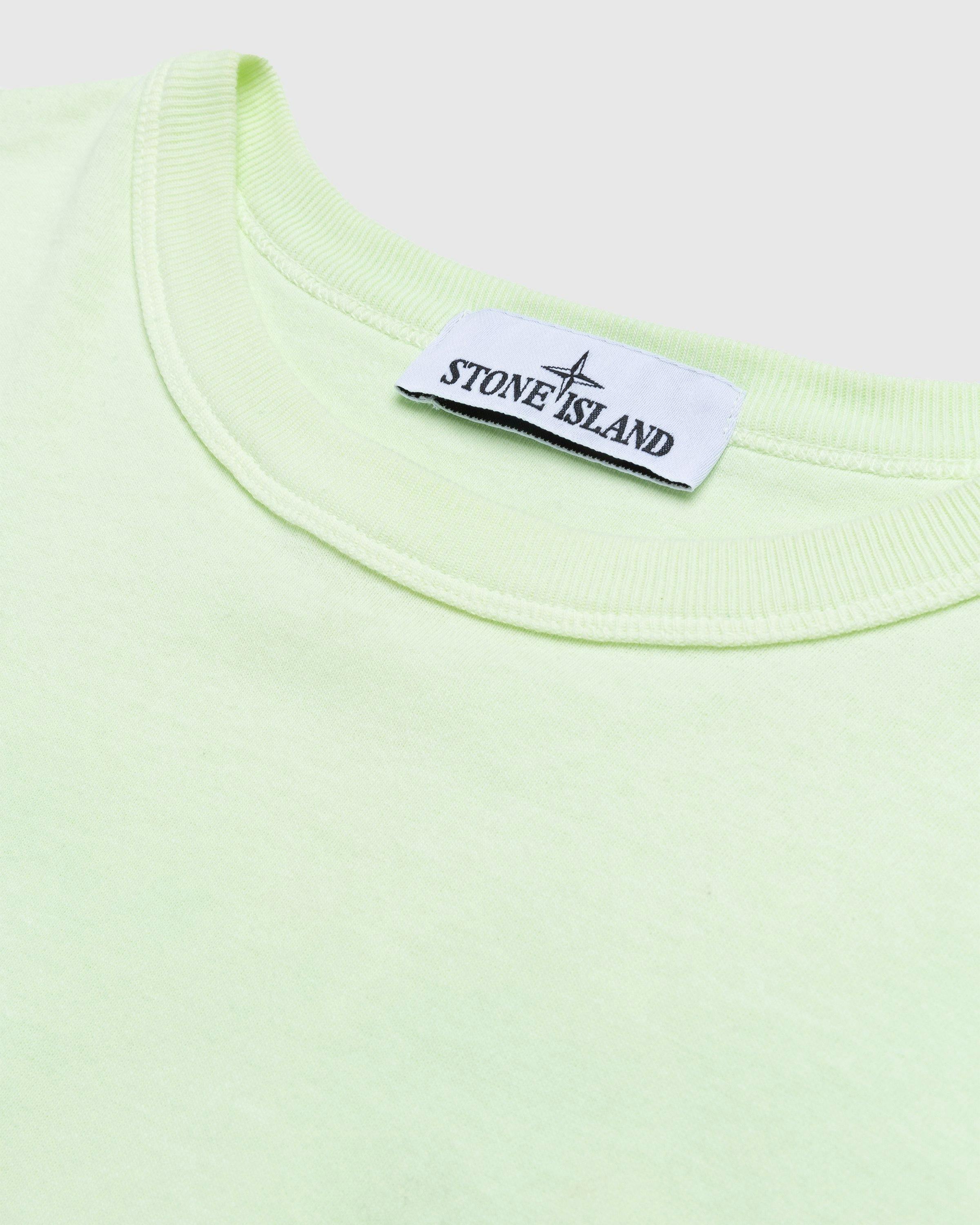 Stone Island - T-Shirt M/Lunga Green 21244 - Clothing - Green - Image 6