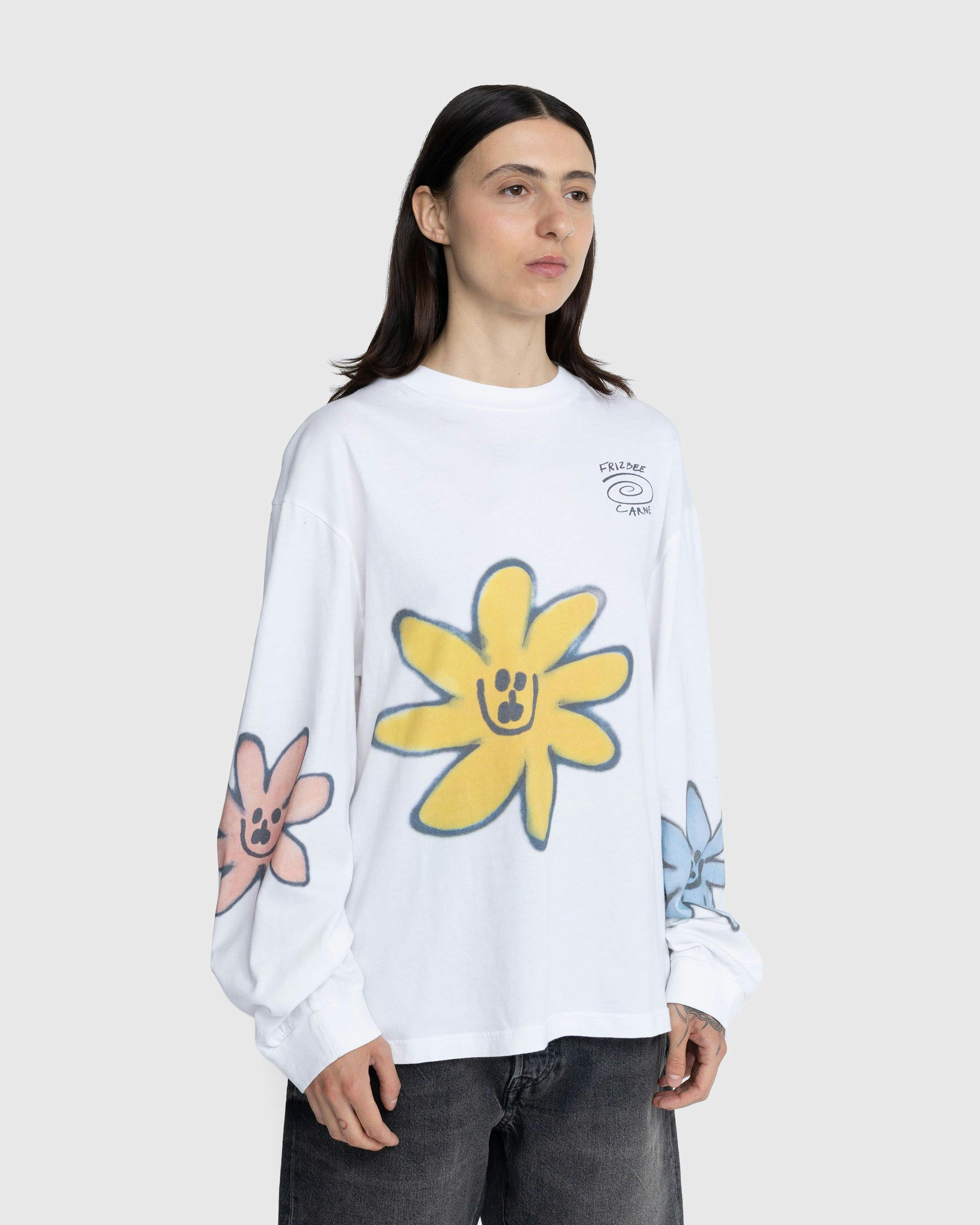 Carne Bollente x Frizbee Ceramics - Laid On Frizbee Longsleeve White - Clothing - White - Image 4