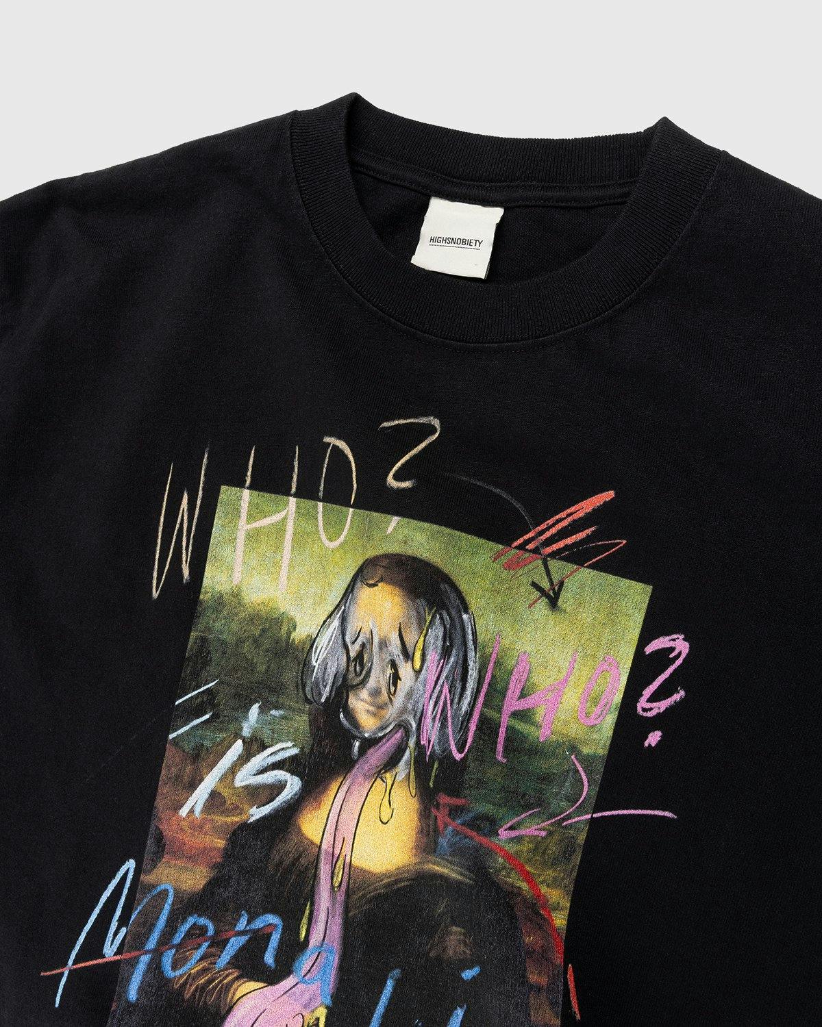 Simon Fujiwara x Highsnobiety - Mona Lisa Longsleeve Black - Clothing - Black - Image 4