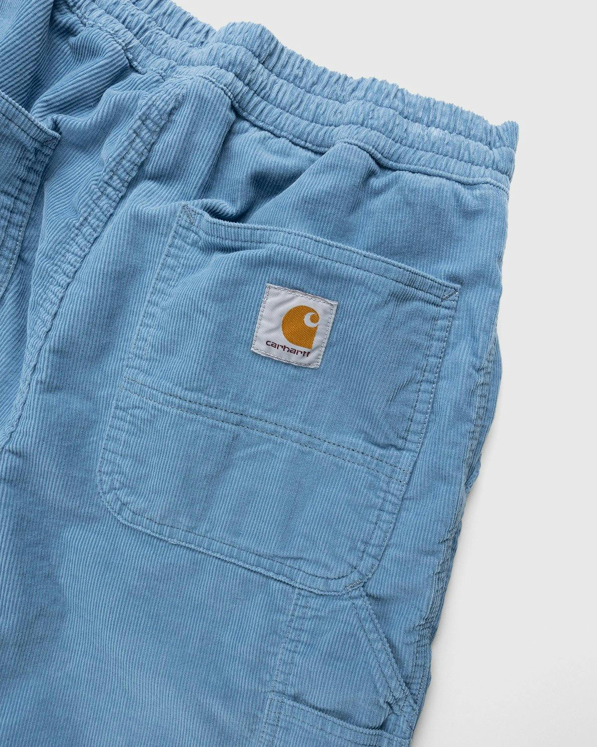 Carhartt WIP - Flint Pant Icy Water Rinsed - Clothing - Blue - Image 4