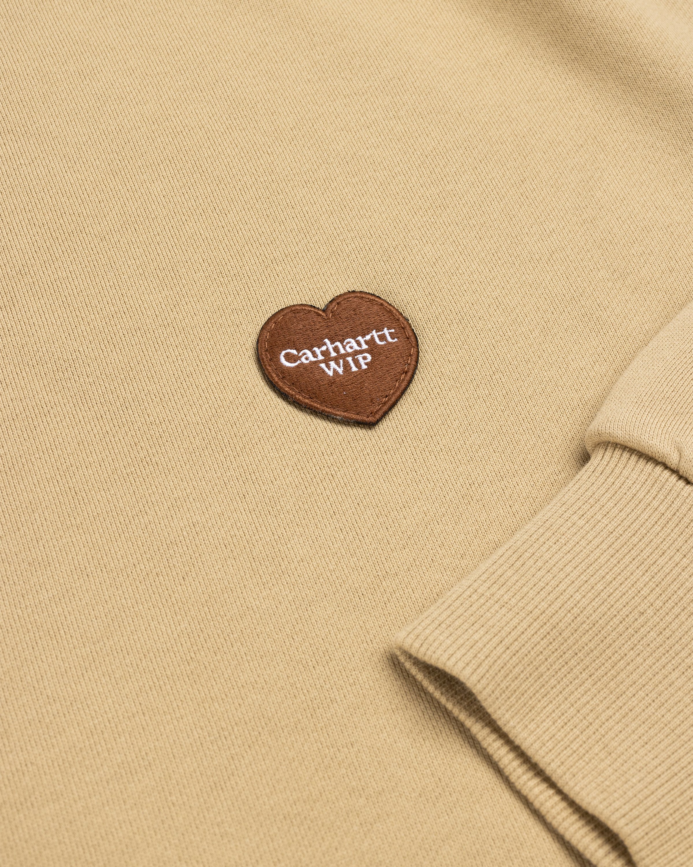 Carhartt WIP - Heart Patch Sweat Dusty Hamilton Brown - Clothing - Brown - Image 6
