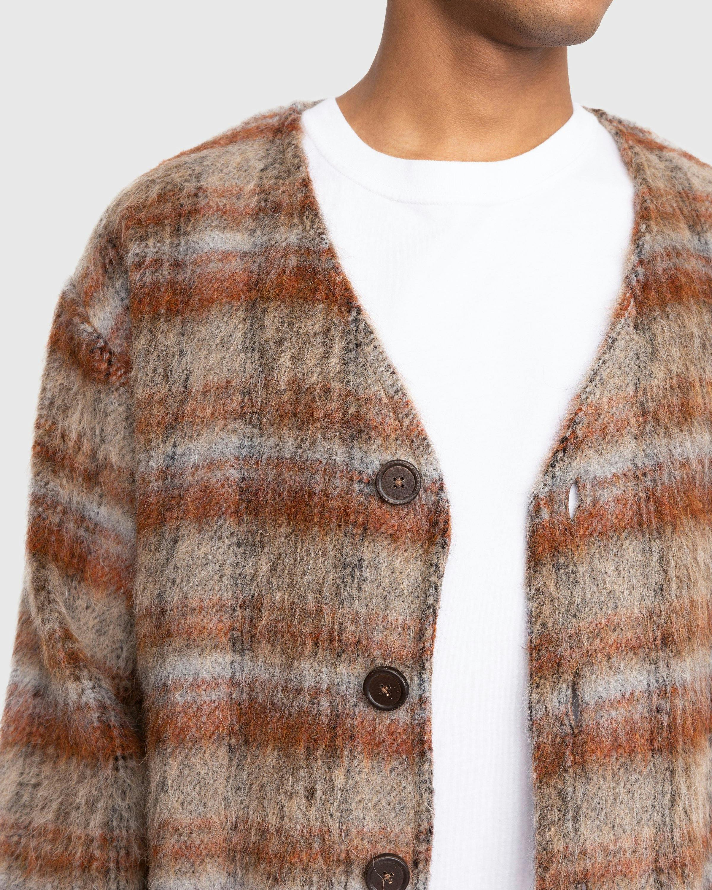 Our Legacy – Ament Check Mohair Cardigan Multi | Highsnobiety Shop