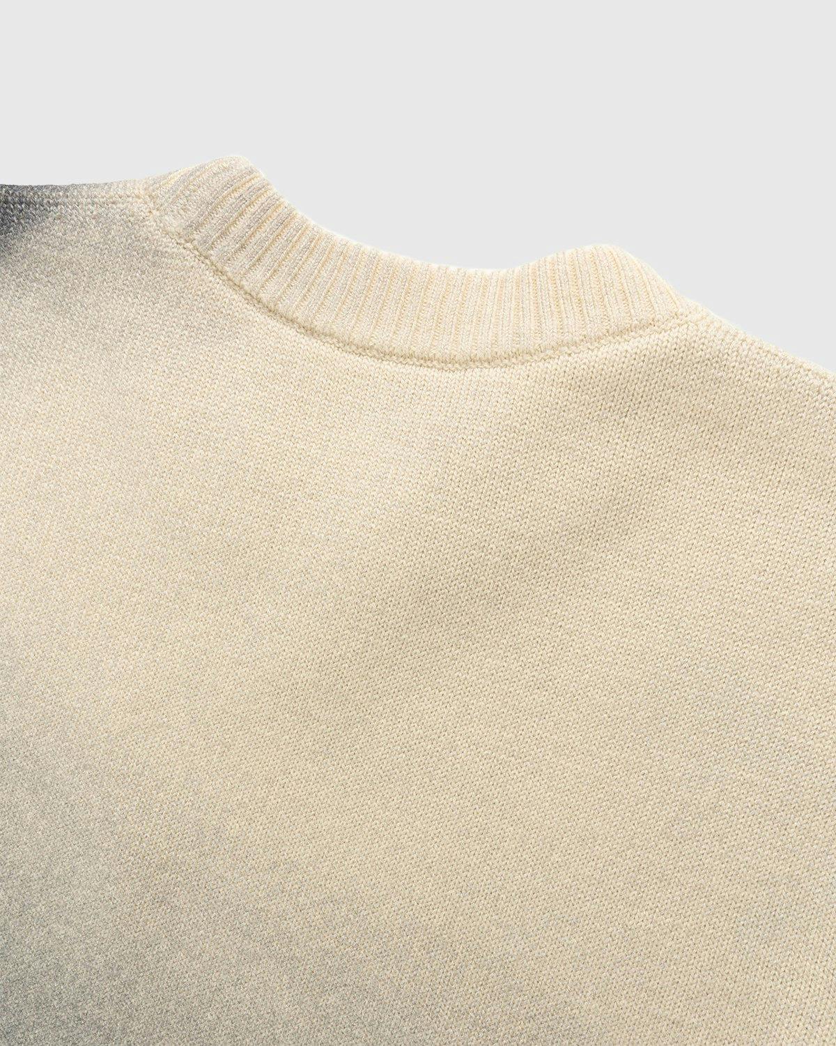 A-Cold-Wall* - Gradient Merino Crewneck Bone - Clothing - White - Image 3