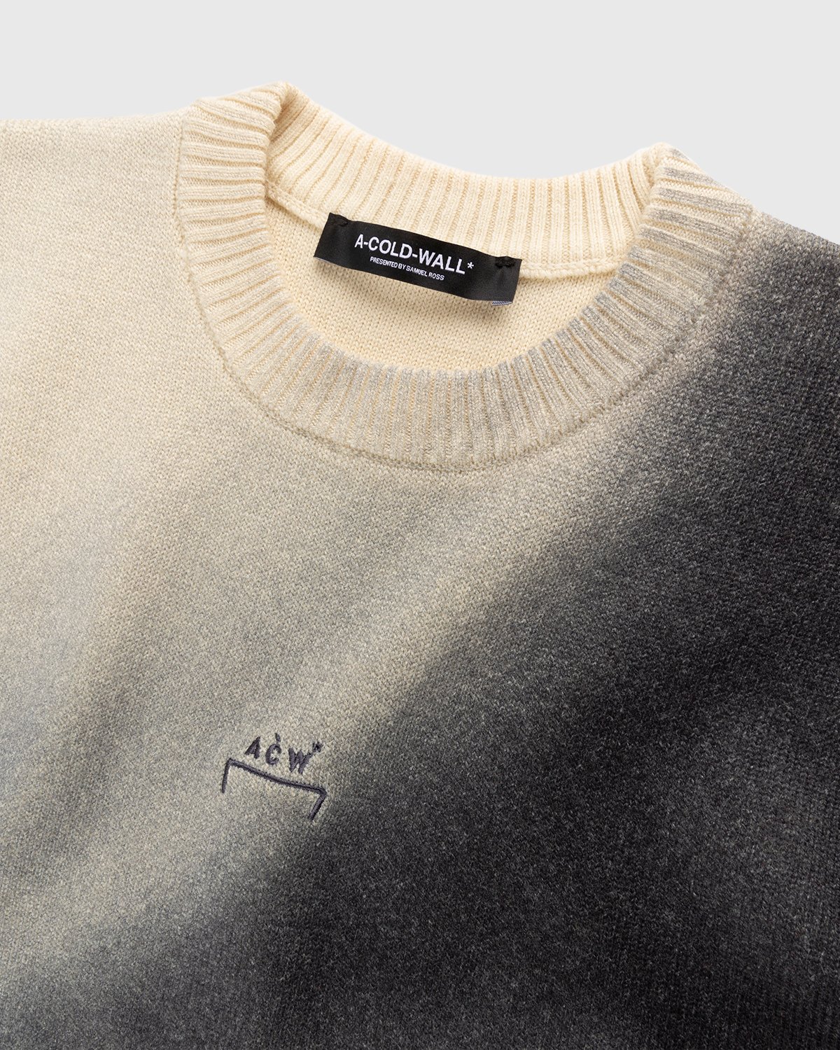 A-Cold-Wall* - Gradient Merino Crewneck Bone - Clothing - White - Image 4