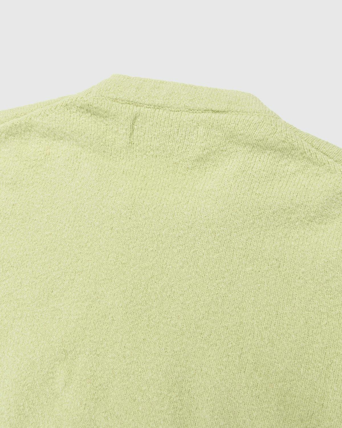 Stone Island - 548D2 Stockinette Stitch Sweater Light Green - Clothing - Green - Image 4