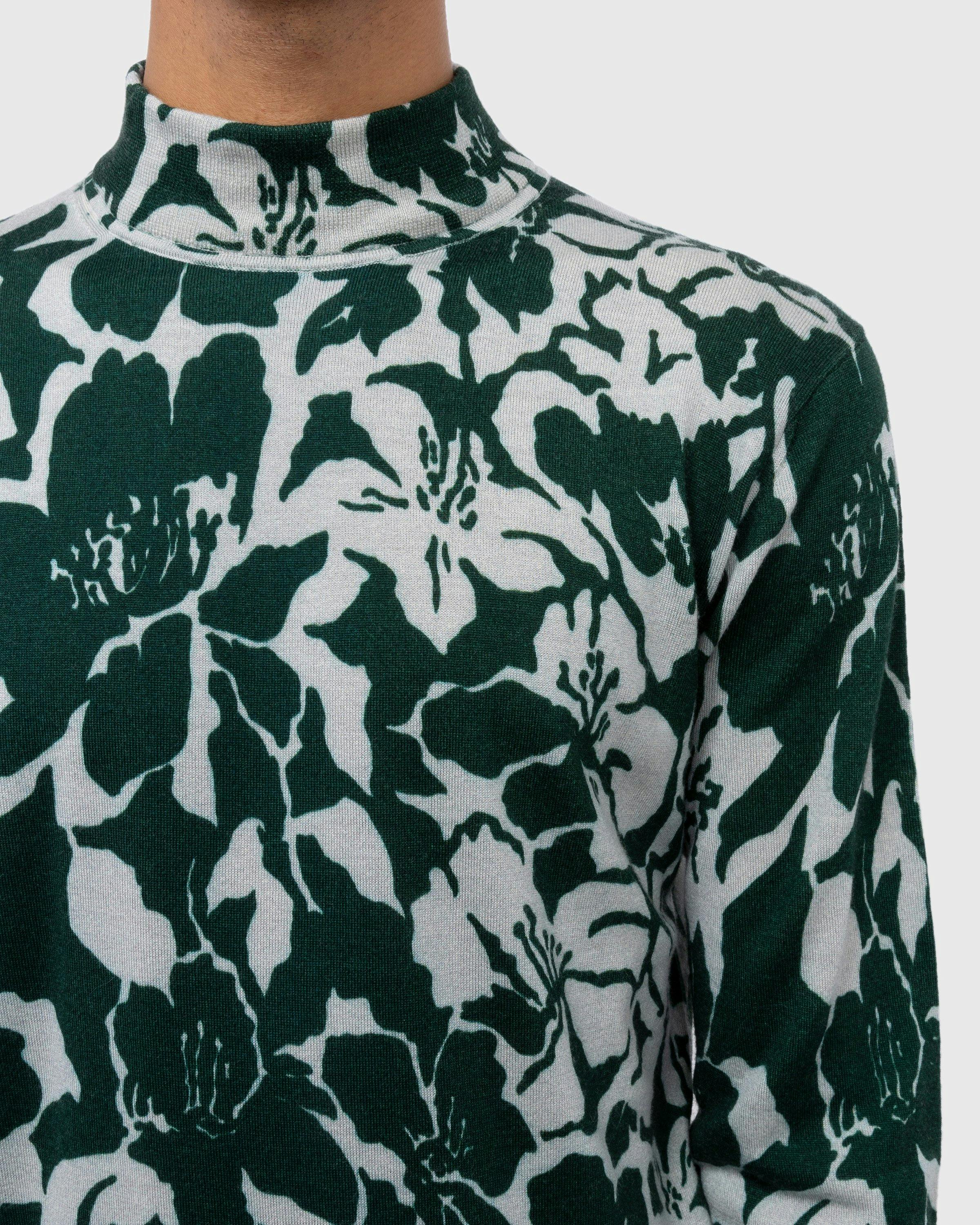 Dries van Noten - Floral Mock Turtleneck Multi - Clothing - Multi - Image 4