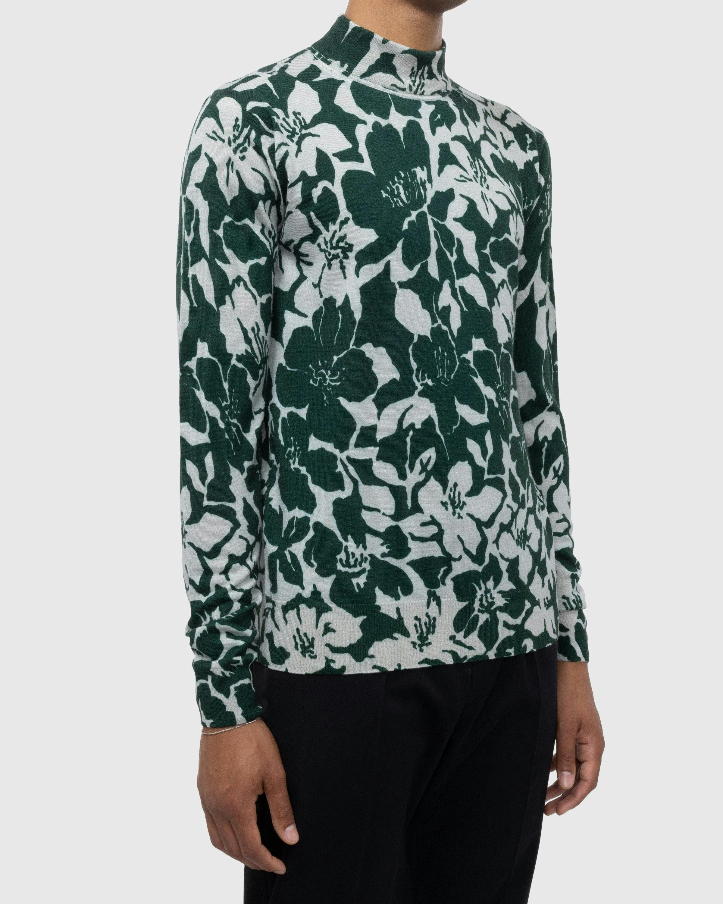 Dries van Noten - Floral Mock Turtleneck Multi - Clothing - Multi - Image 5