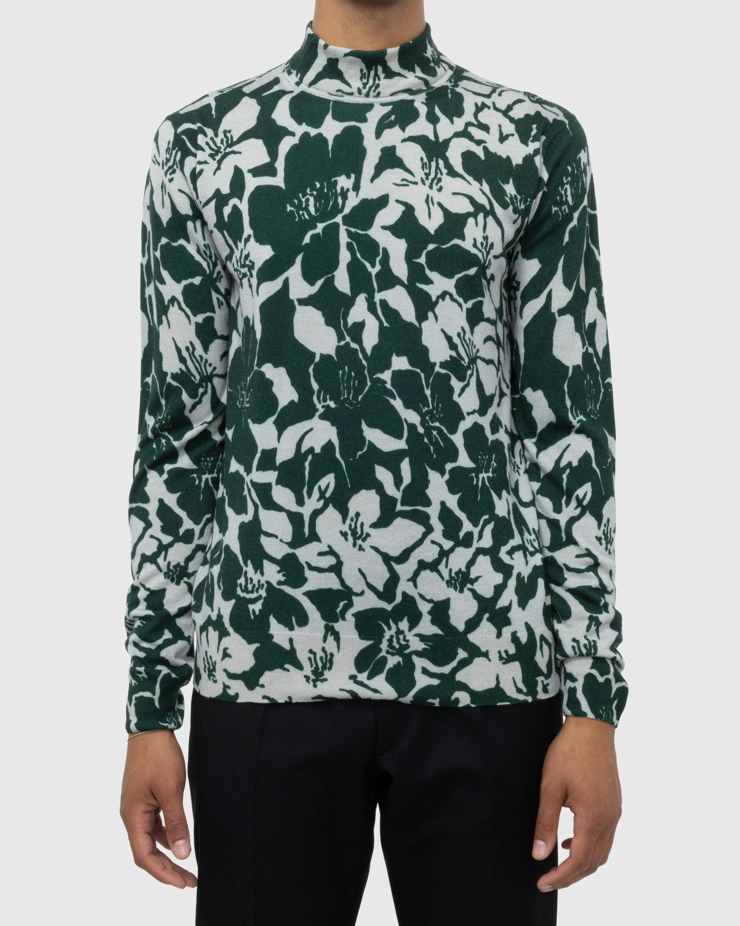 Dries van Noten - Floral Mock Turtleneck Multi - Clothing - Multi - Image 2