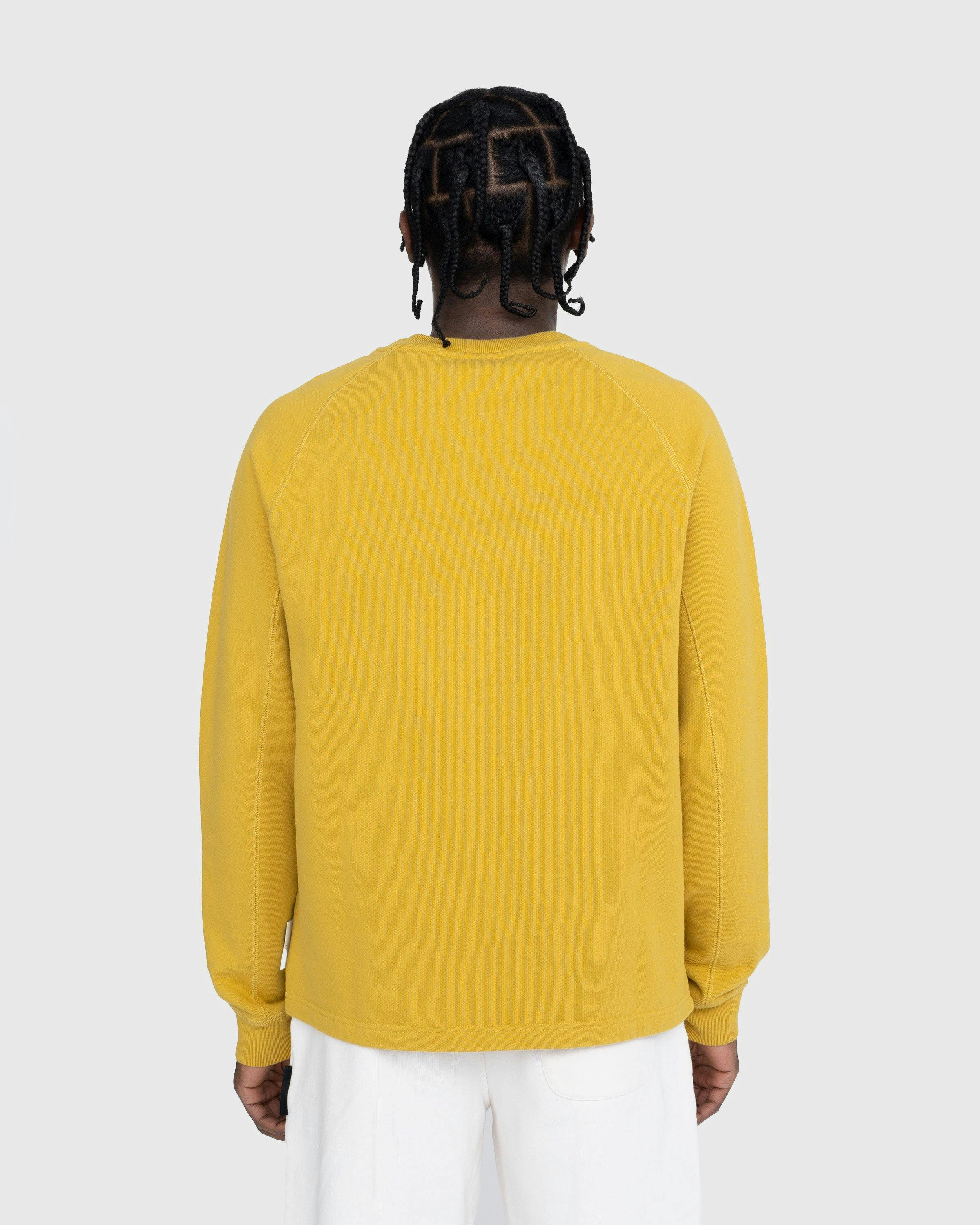 Highsnobiety - Heavy Fleece Crew Mustard - Clothing - Yellow - Image 3