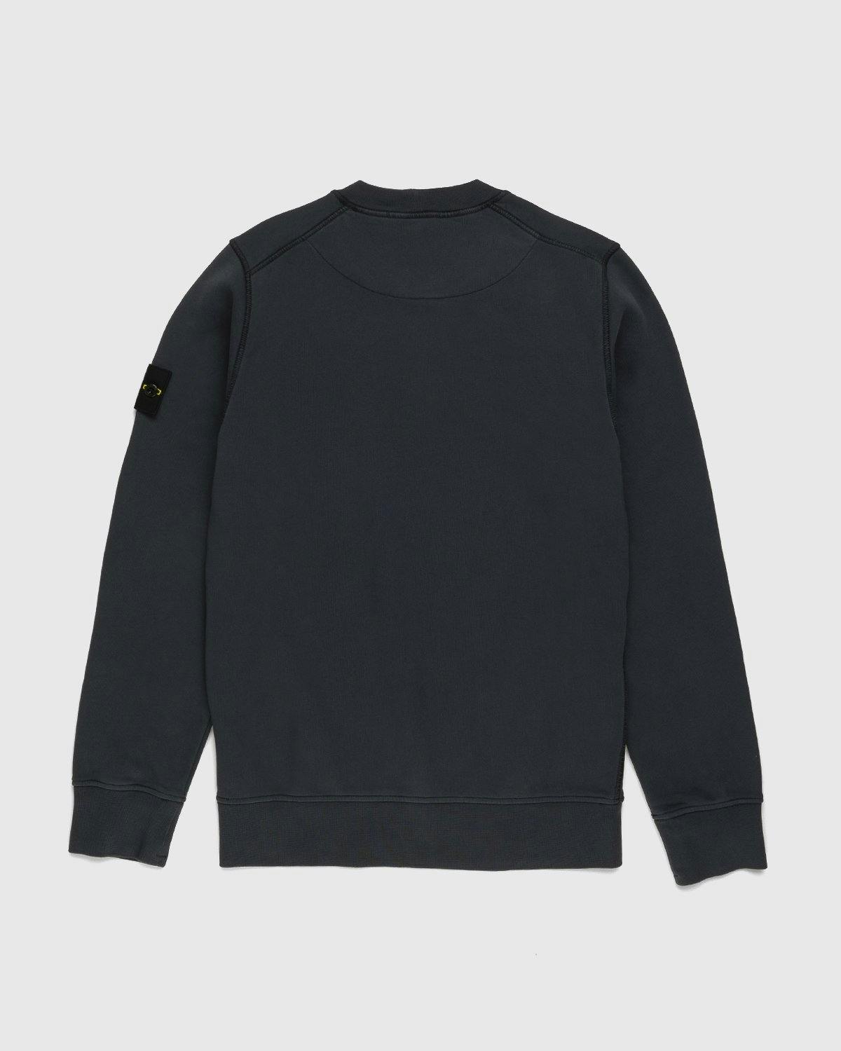 Stone Island - 63051 Garment-Dyed Cotton Fleece Crewneck Air Force Blue - Clothing - Blue - Image 2