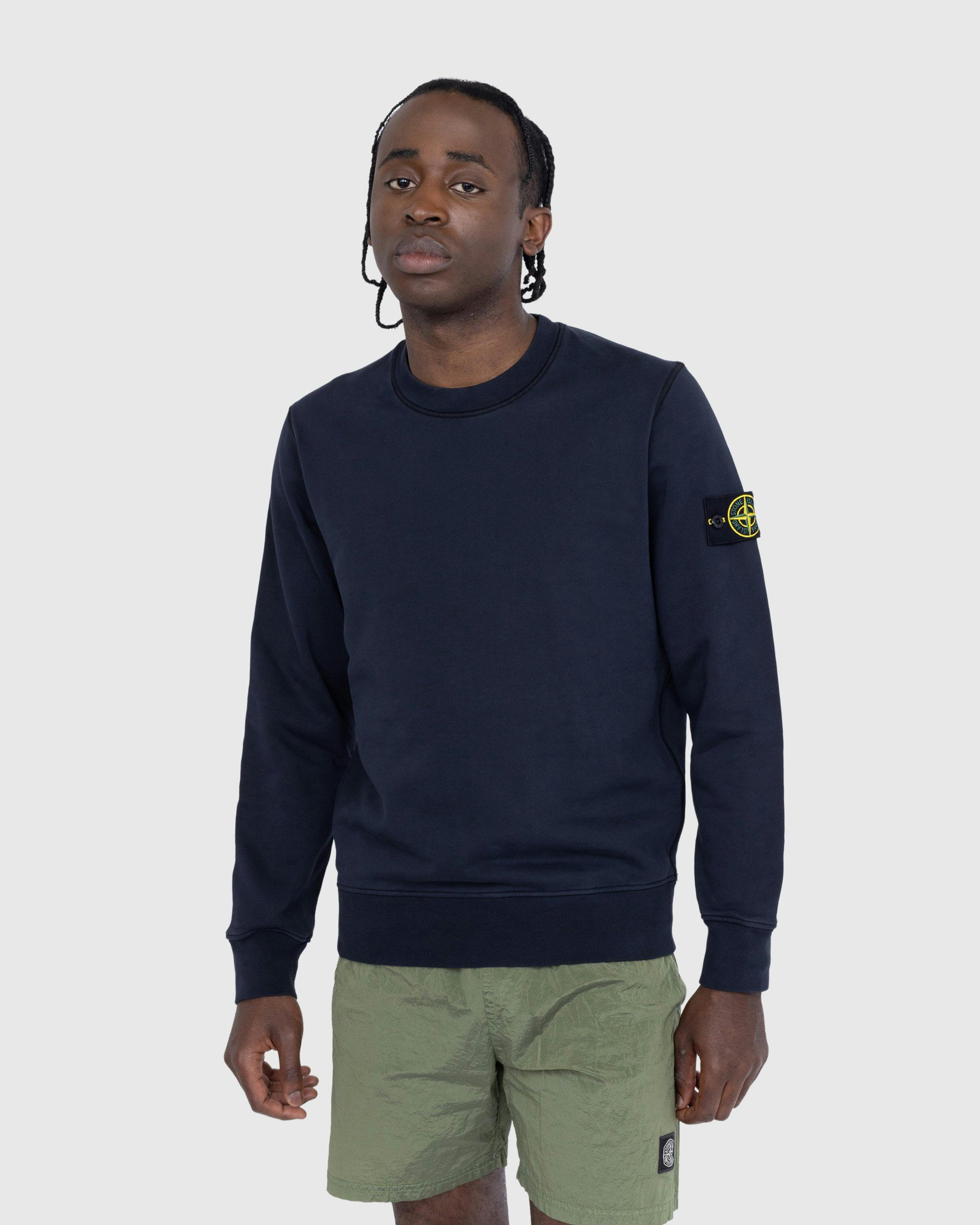 Stone Island - Felpa Blue 63051 - Clothing - Blue - Image 2