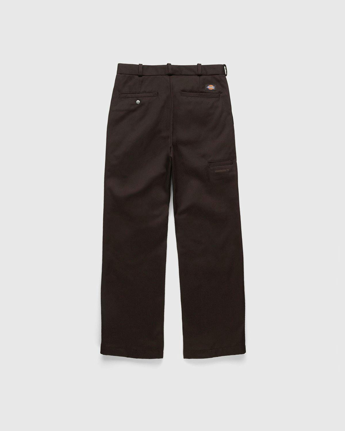 Highsnobiety x Dickies - Pleated Work Pants Dark Brown - Clothing - Brown - Image 2