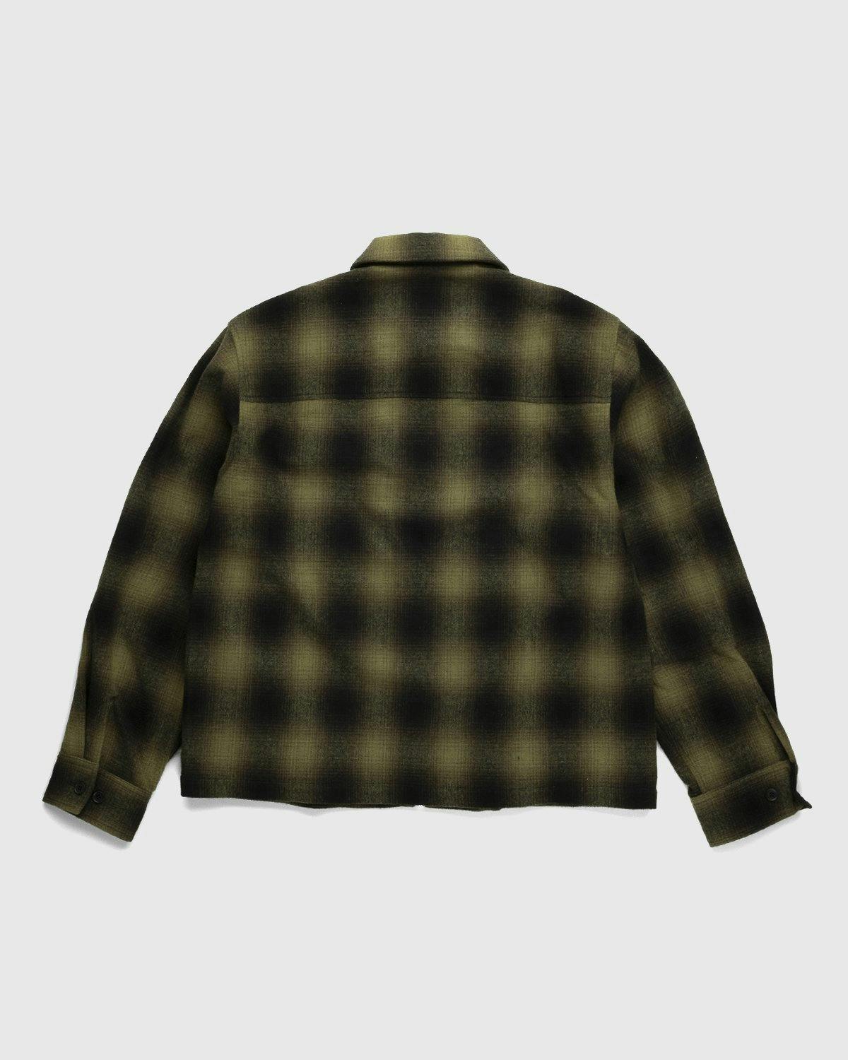 Highsnobiety - Plaid Zip Shirt Green Black - Clothing - Green - Image 2