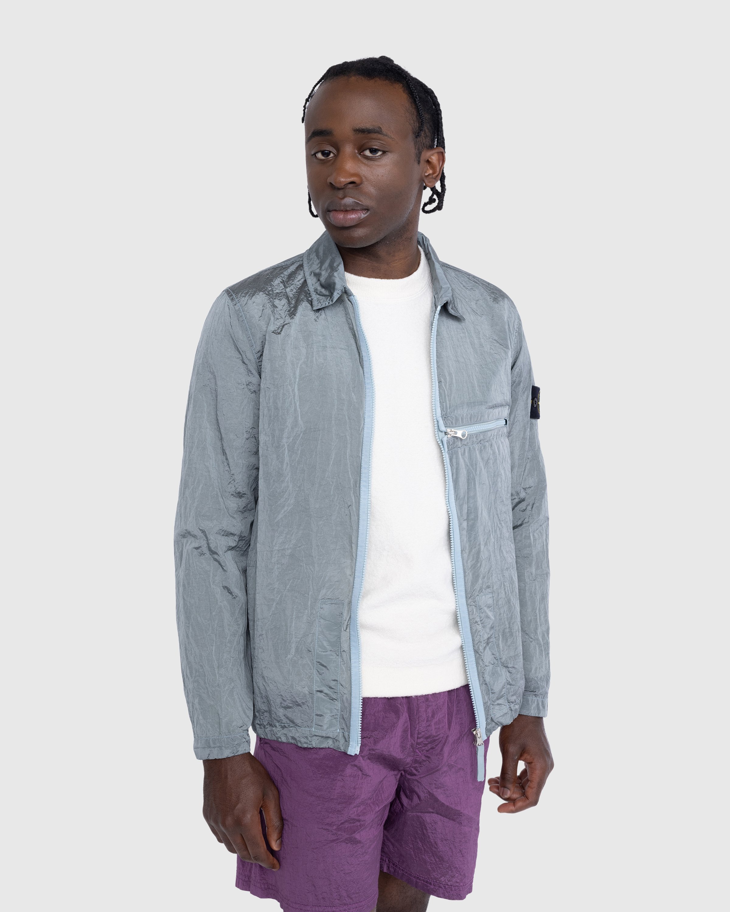 Stone Island - Overshirt Sky Blue 10919 - Clothing - Blue - Image 2