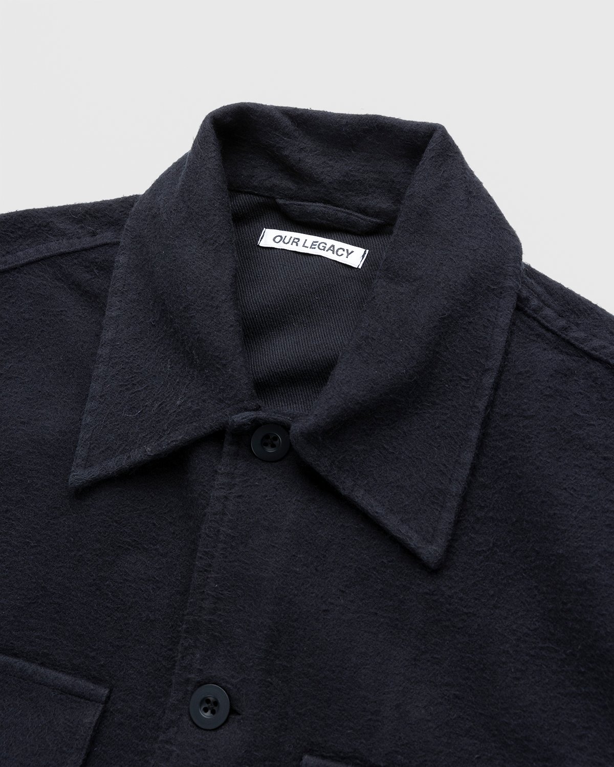 Our Legacy - Evening Coach Jacket Black Brushed - Clothing - Black - Image 3