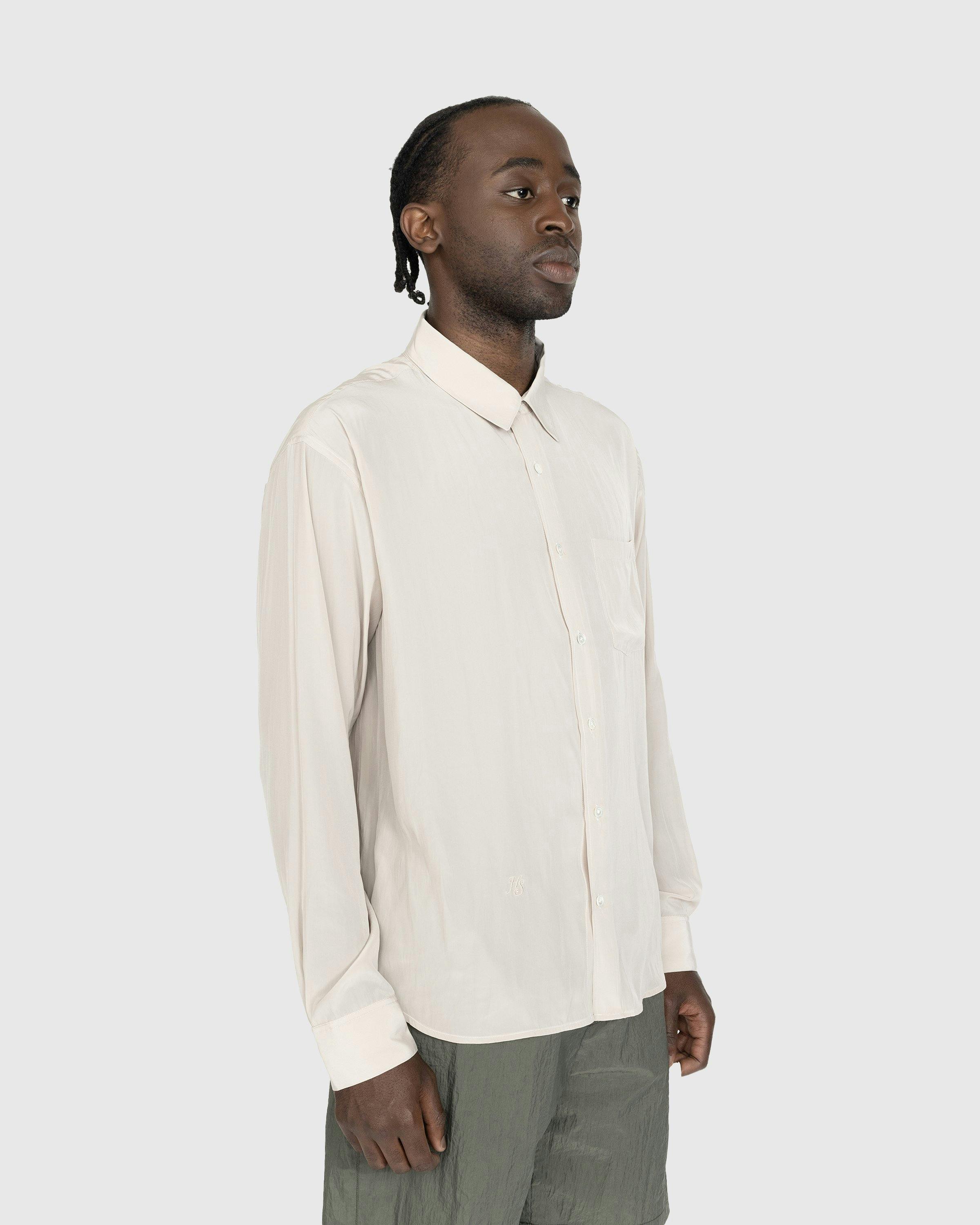 Highsnobiety - Lightweight Long-Sleeve Shirt Beige - Clothing - Beige - Image 4