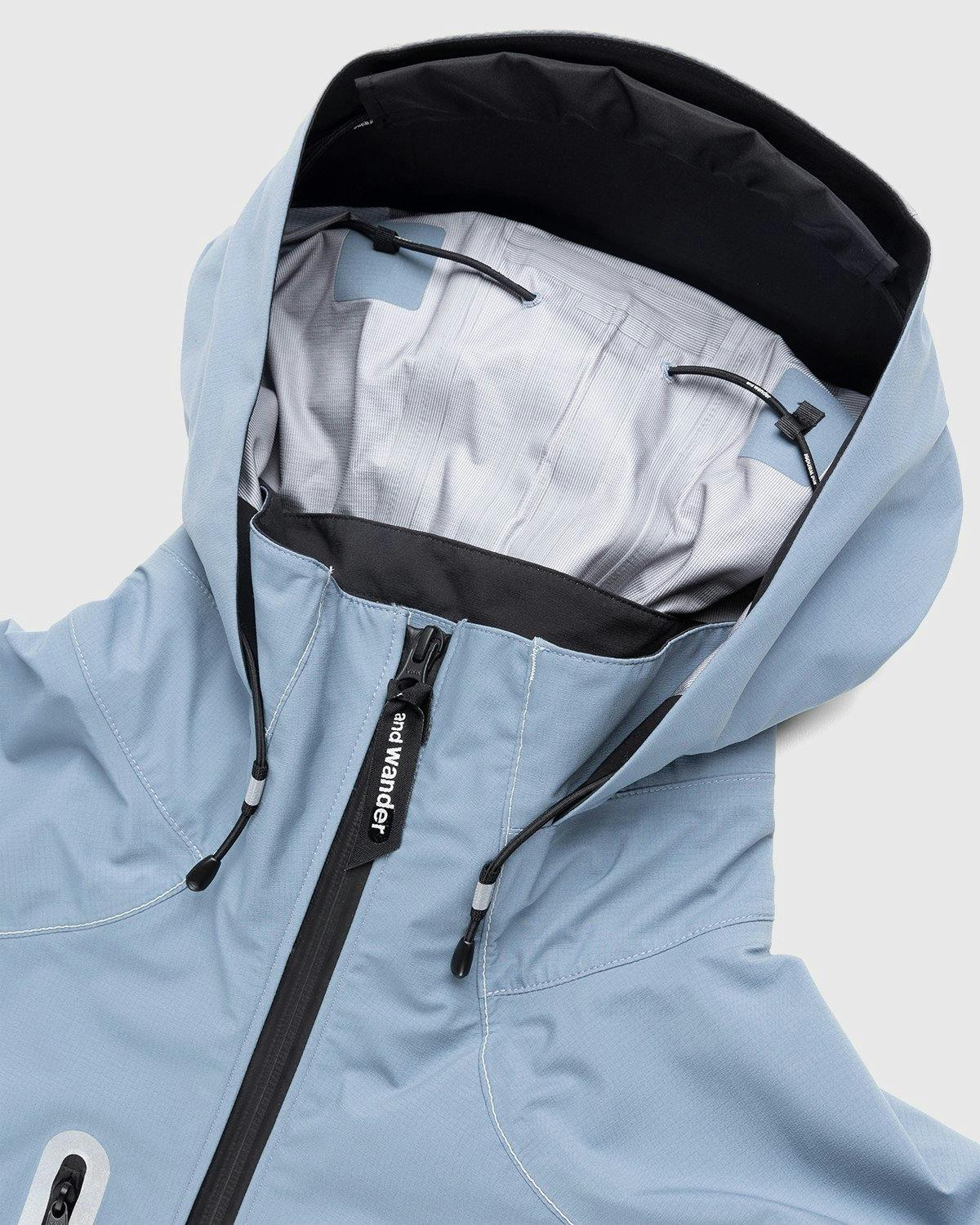 And Wander - Pertex Shield Rain Jacket Blue - Clothing - Blue - Image 3