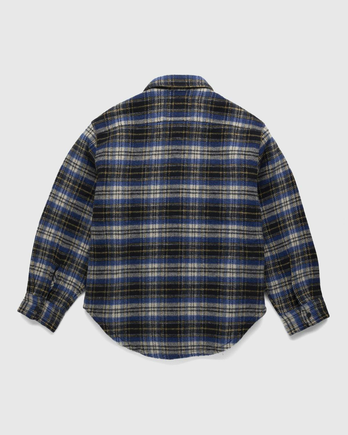 Heron Preston x Calvin Klein - Mens Plaid Jacket Blue Plaid - Clothing - Blue - Image 2