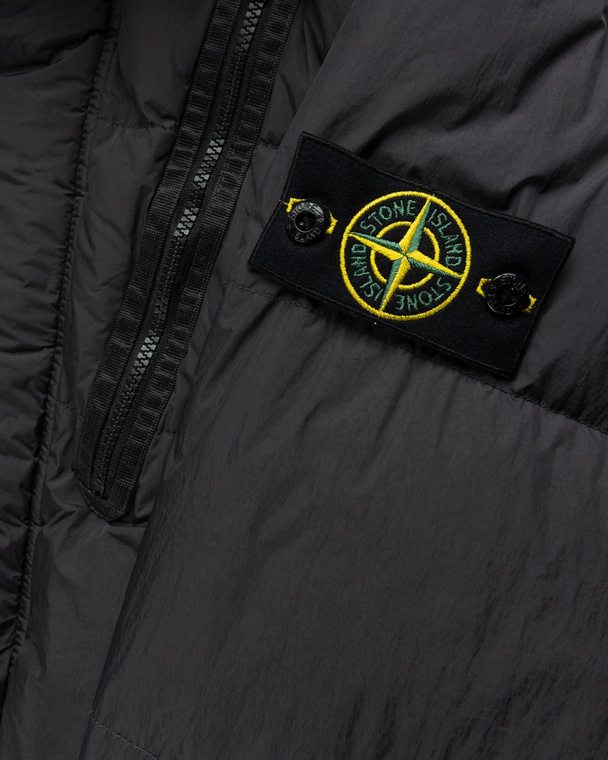 Stone Island – Garment Dyed Real Down Blouson Charcoal | Highsnobiety Shop