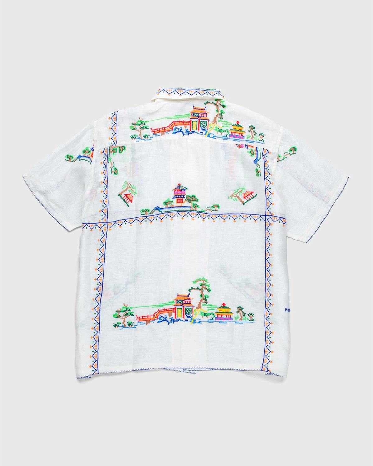 Bode - Sheer Oasis Bowling Shirt Ecru - Clothing - Multi - Image 2