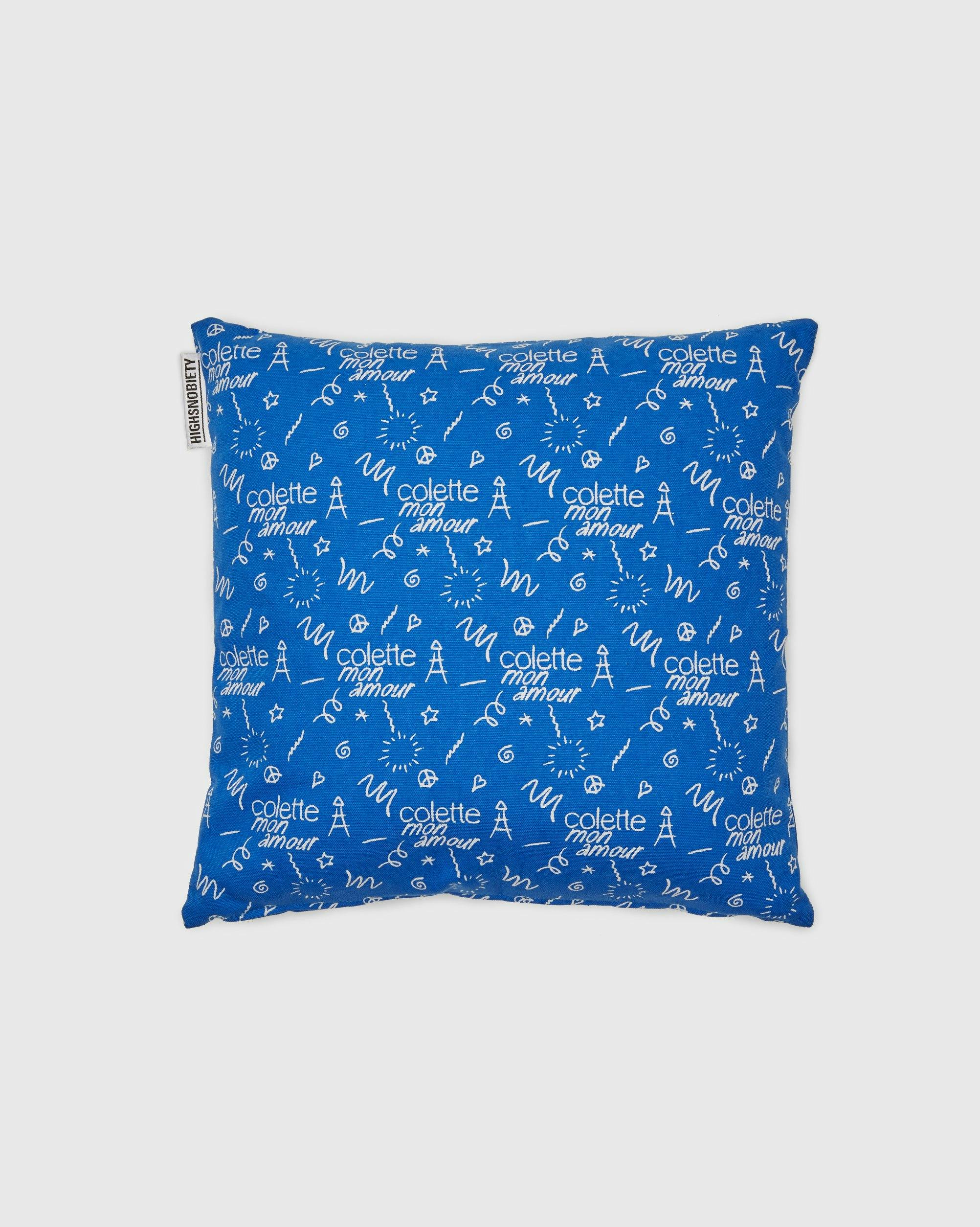 Colette Mon Amour - FABRICK Square Cushion Blue - Lifestyle - Blue - Image 2