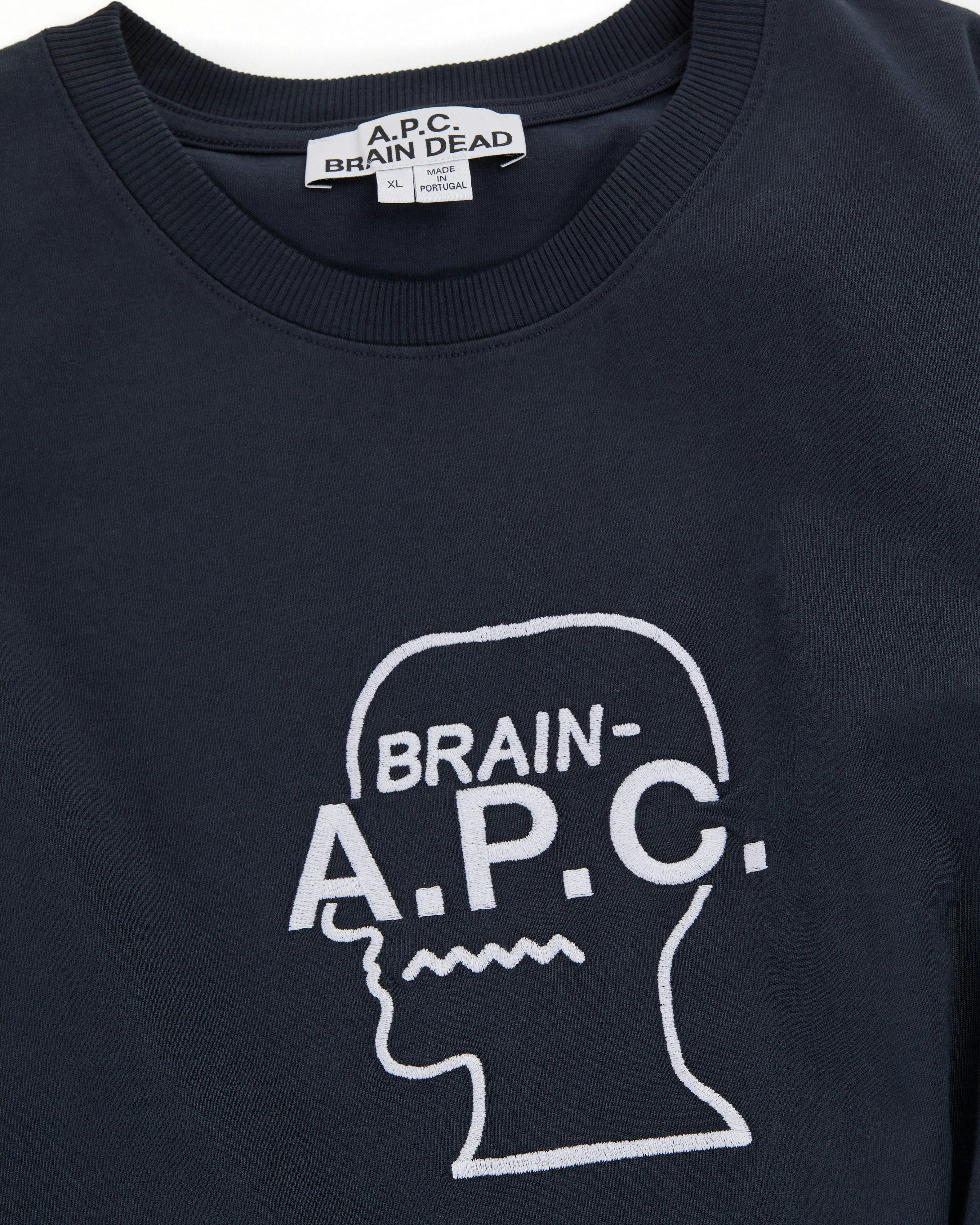 Brain Dead x A.P.C. - Spooky Dark Navy - Clothing - Blue - Image 3