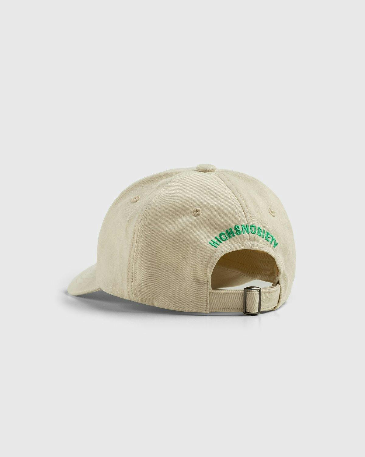 Bar Basso x Highsnobiety - Logo Cap Eggshell - Hats - Beige - Image 3