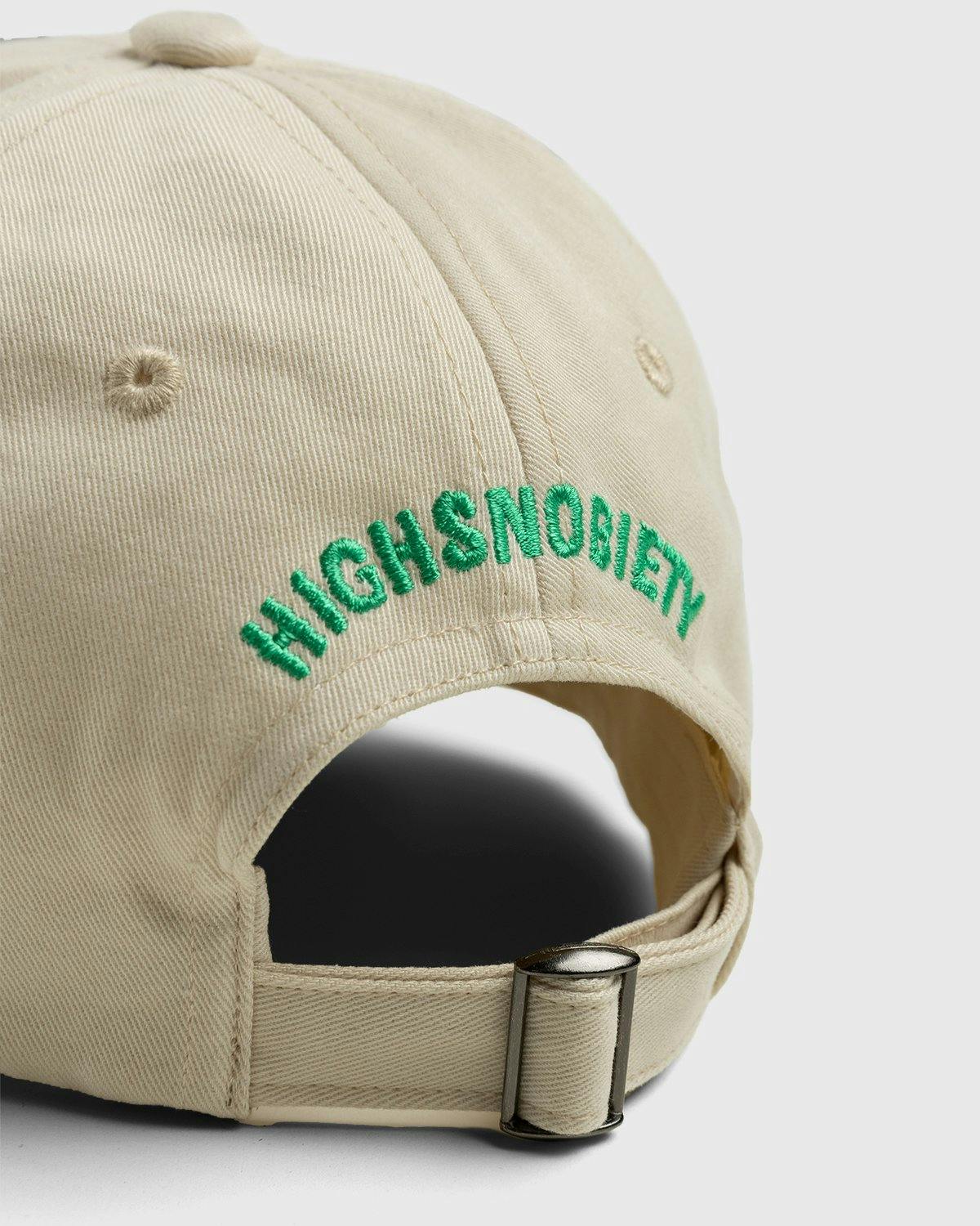 Bar Basso x Highsnobiety - Logo Cap Eggshell - Hats - Beige - Image 4