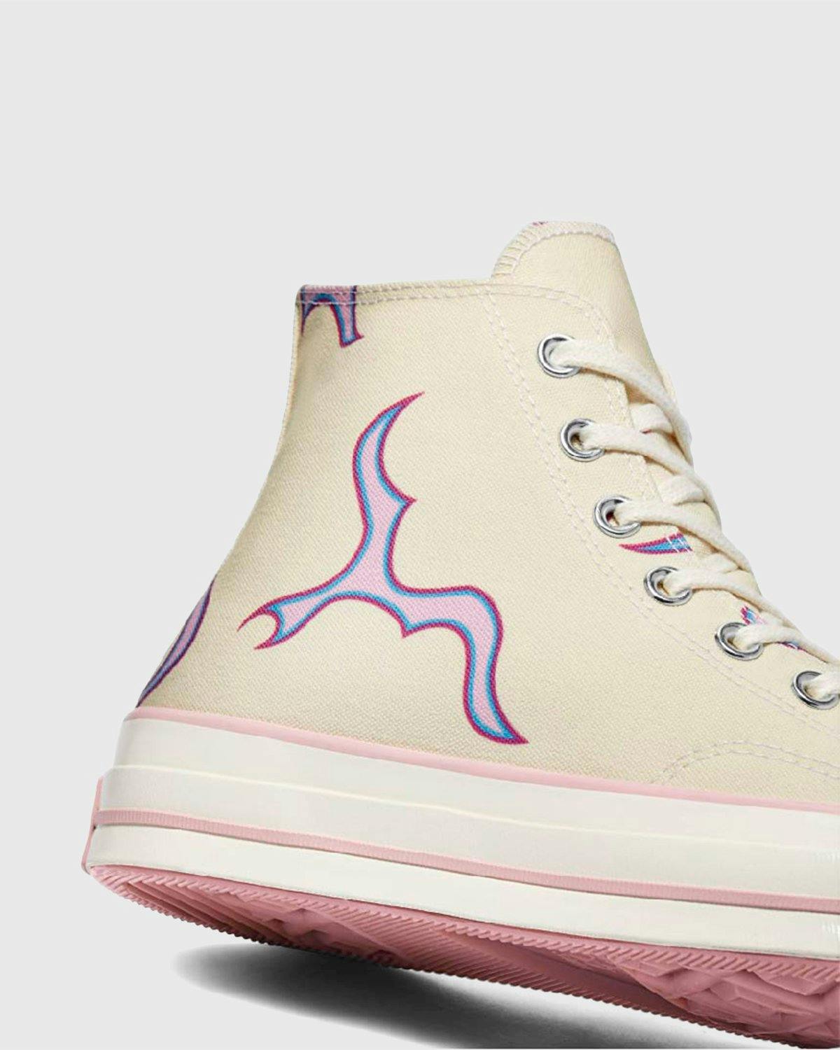 Converse x GOLF WANG - Chuck 70 Flames Pastel Yellow - Footwear - Yellow - Image 5