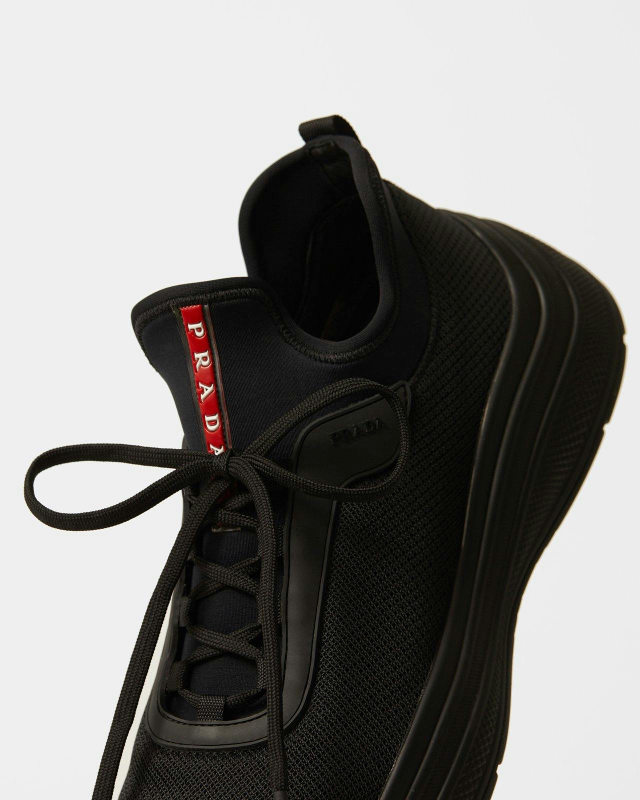 Prada - Men's Mesh Runner - Footwear - Black - Image 2