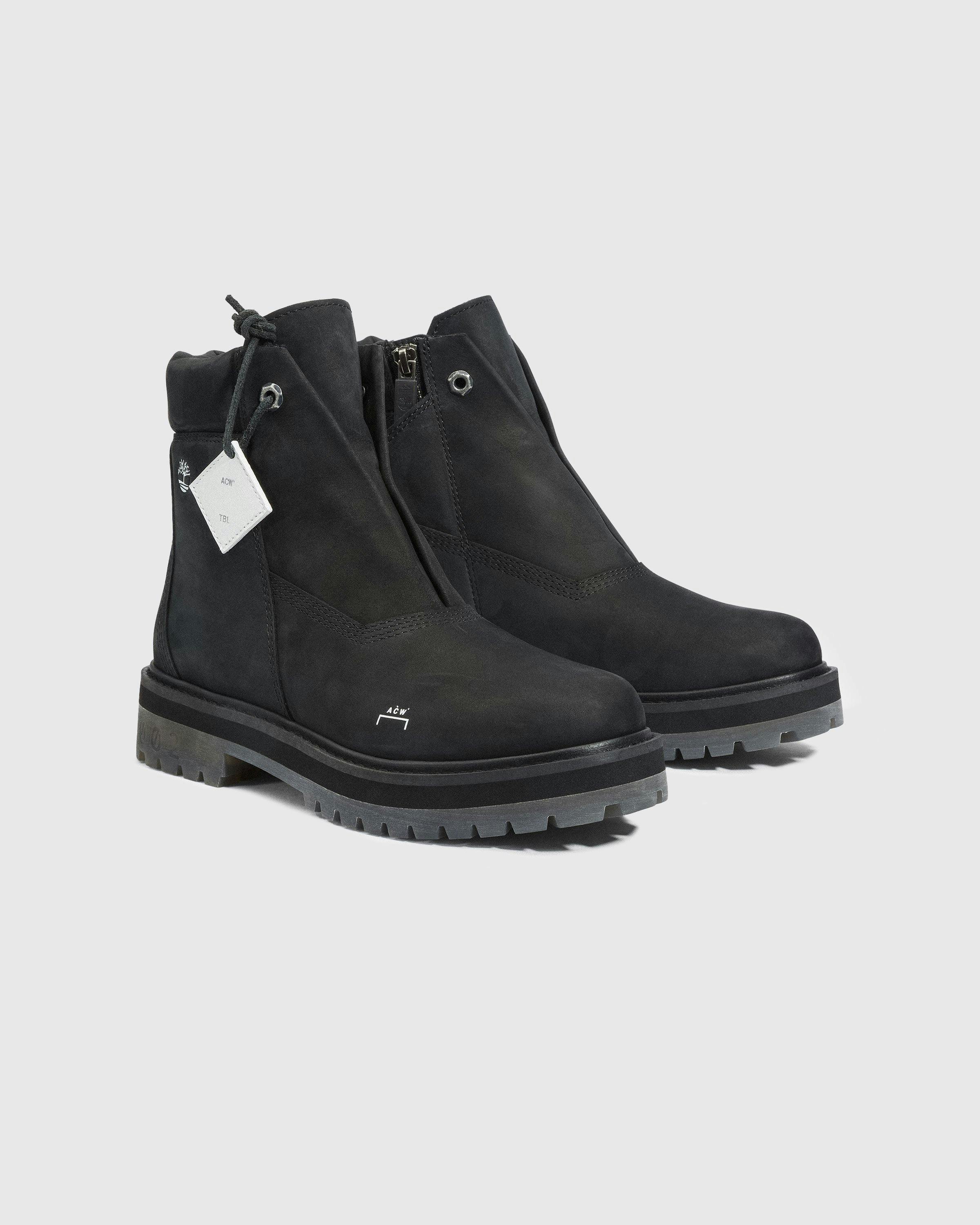 A-Cold-Wall* x Timberland - 6-Inch Side-Zip Boot Jet Black - Footwear - Black - Image 3