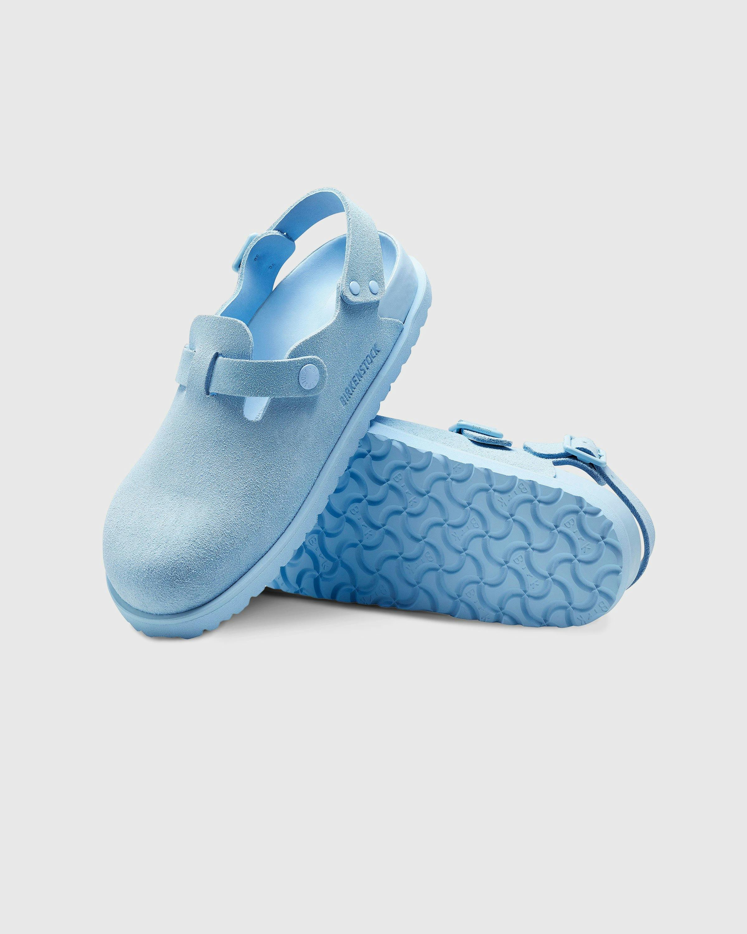 Birkenstock - Tokio Suede Leather Powder Blue - Sandals & Slides - Blue - Image 3