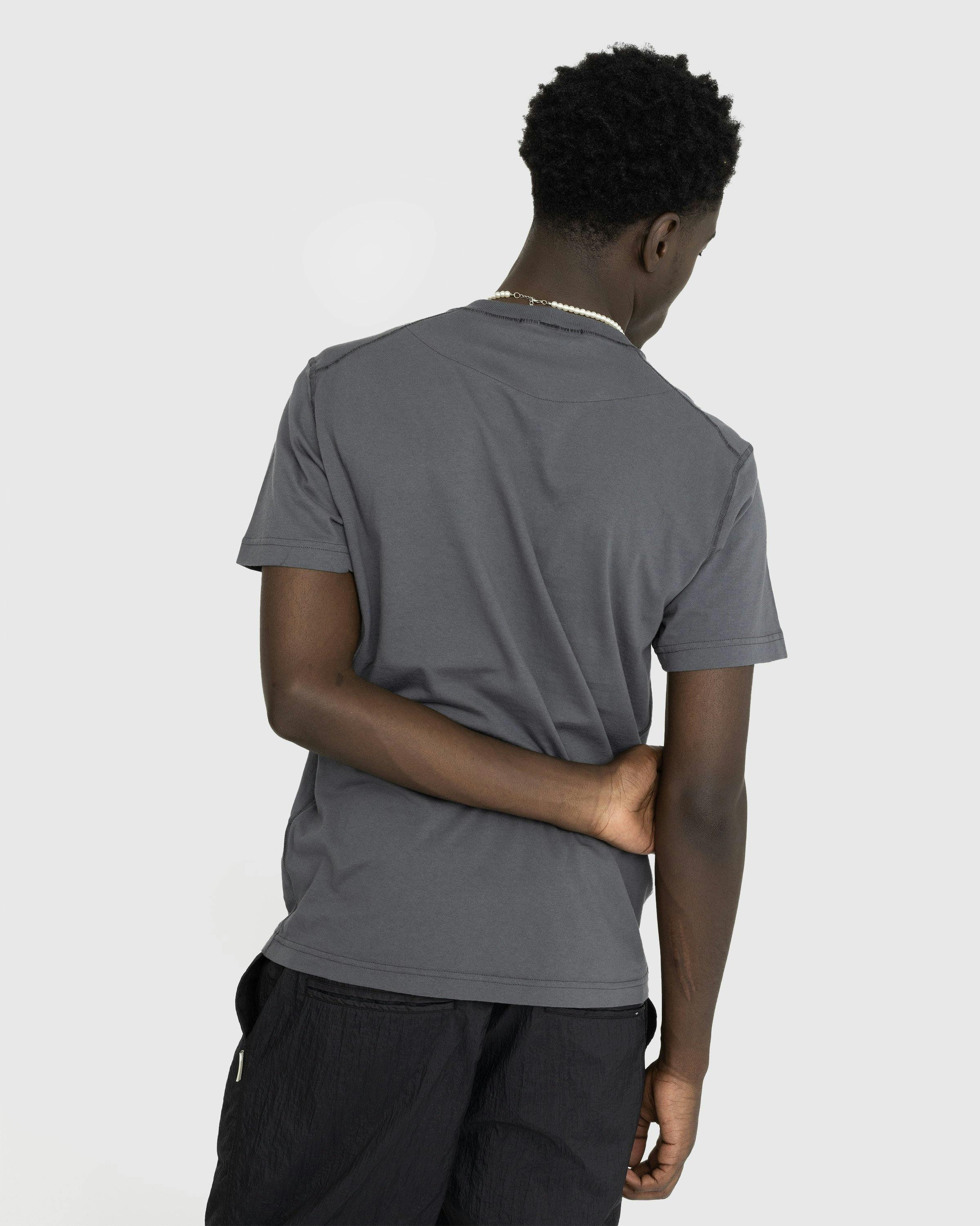 Stone Island - Fissato T-Shirt Lead Grey - Clothing - Grey - Image 3