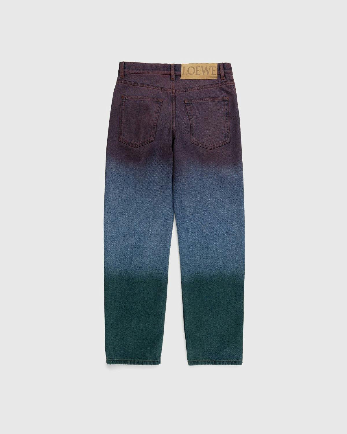 Loewe - Paula's Ibiza Tricolor Denim Trousers Red/Blue/Green - Clothing - Blue - Image 2