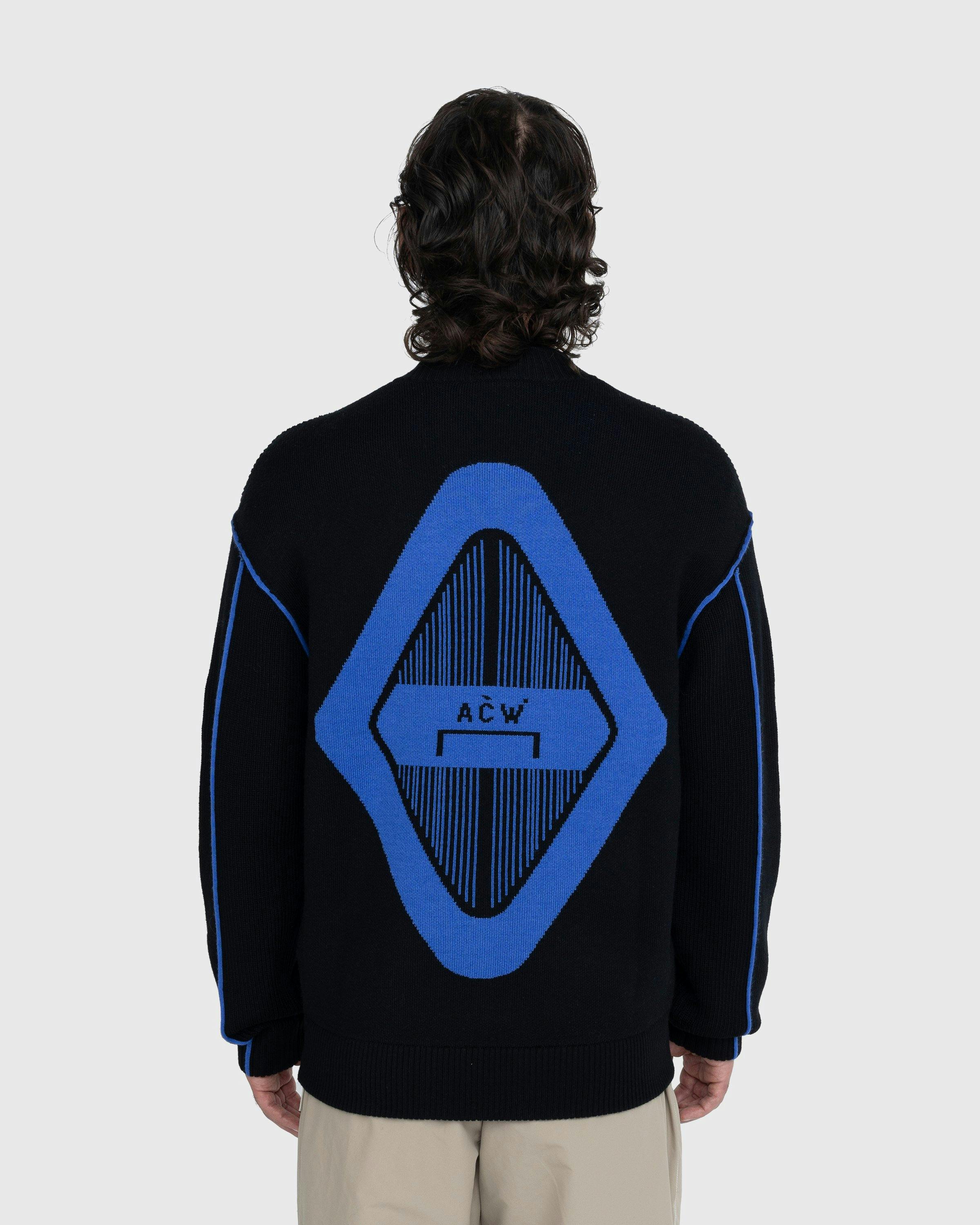 A-Cold-Wall* - Vertex Knit Bomber Black - Clothing - Black - Image 3