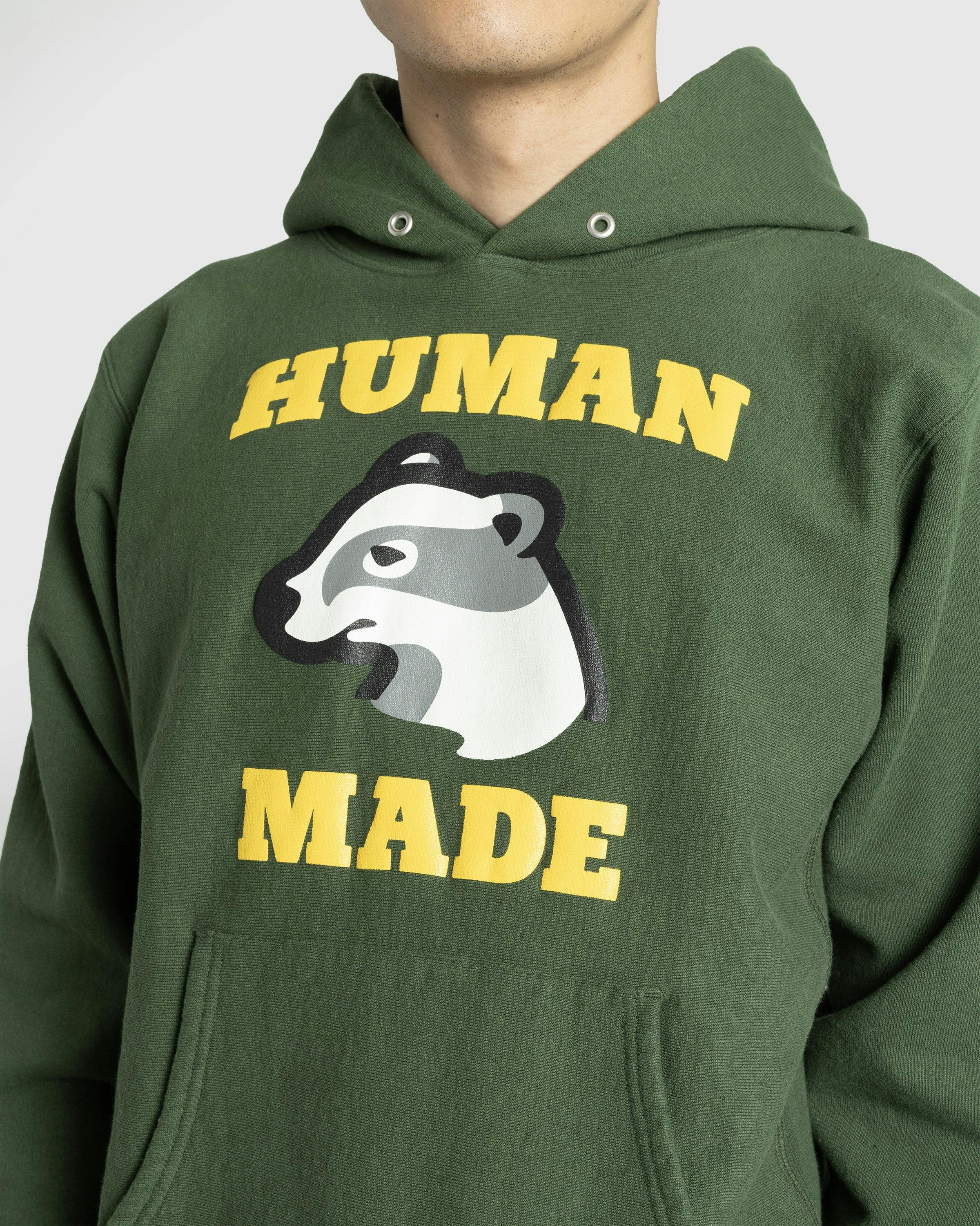 Human Made – Heavyweight Logo Hoodie Green | Highsnobiety Shop