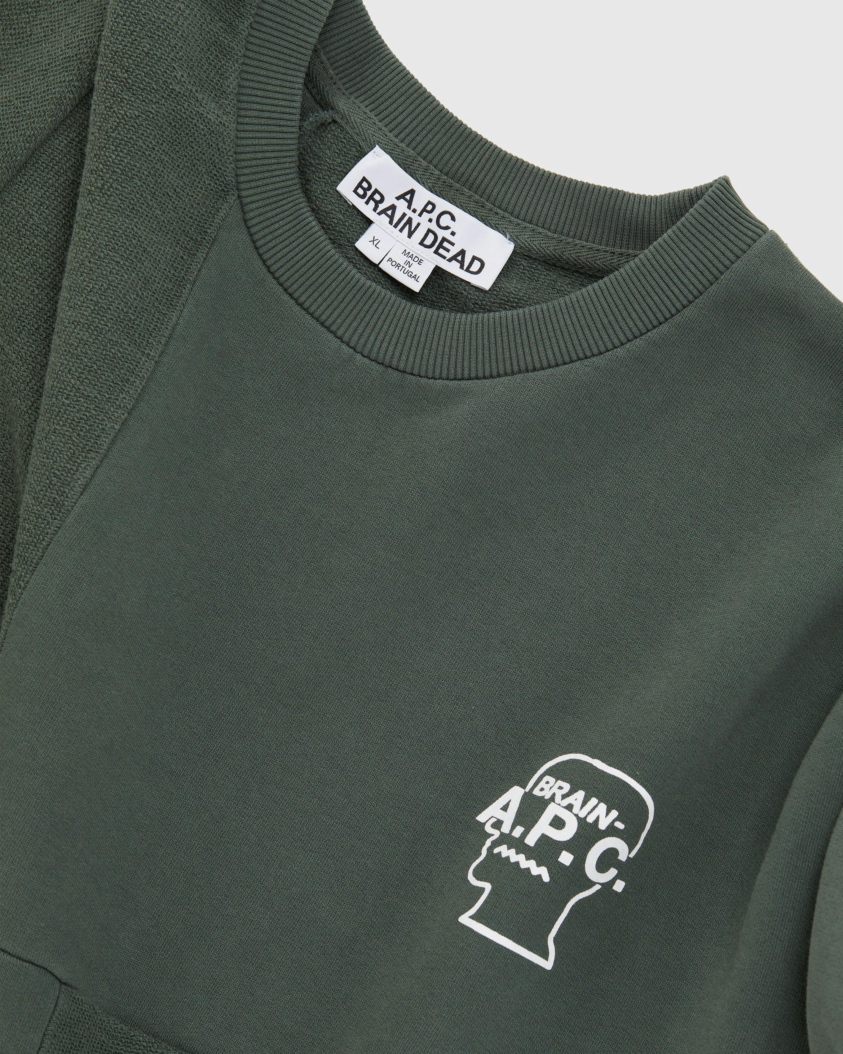 Brain Dead x A.P.C. - Pony Grey Green - Clothing - Green - Image 3