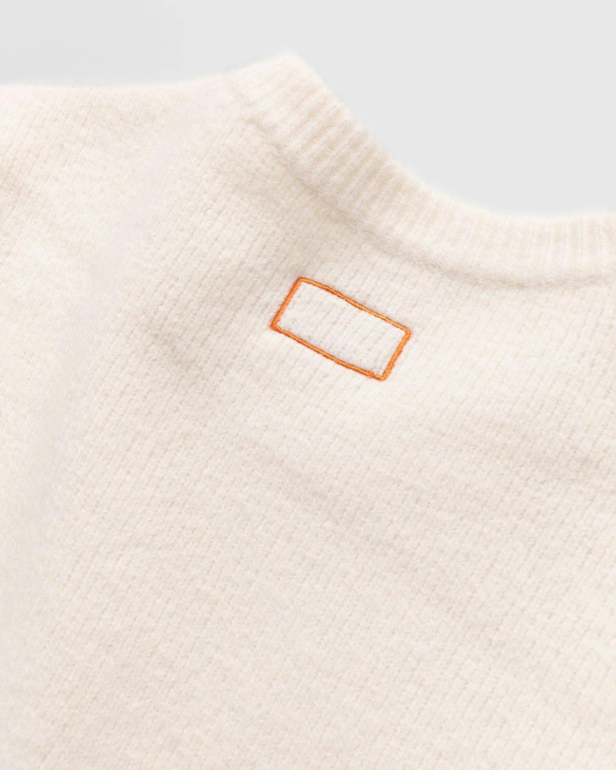 Heron Preston x Calvin Klein - Mens Crewneck Pullover Tofu - Clothing - Beige - Image 3