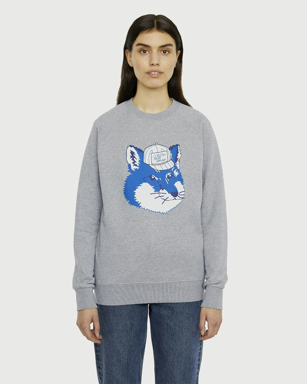 Colette Mon Amour x Maison Kitsune - Crewneck Grey - Clothing - Grey - Image 3