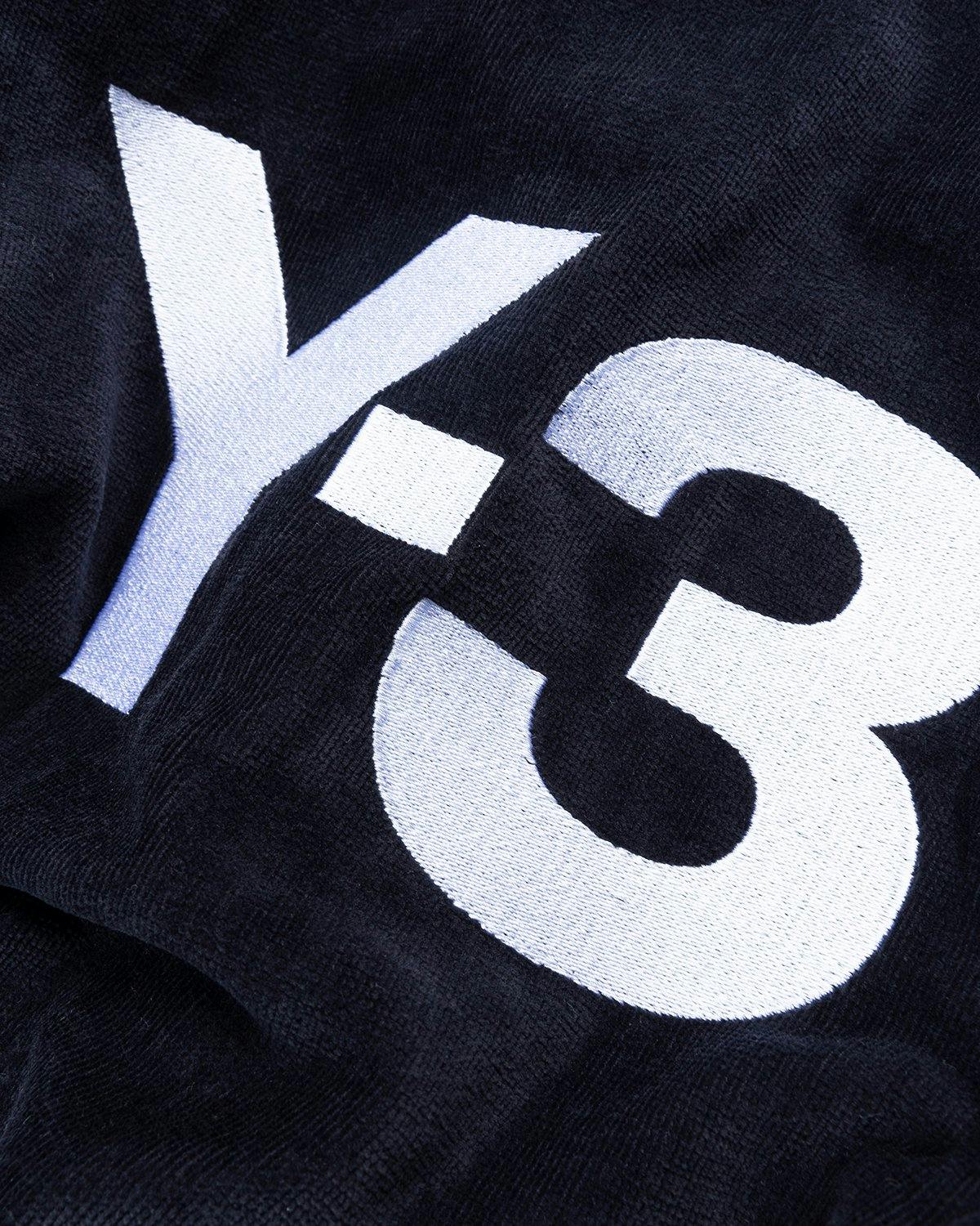 Y-3 - Cotton Bathrobe Black - Lifestyle - Black - Image 4