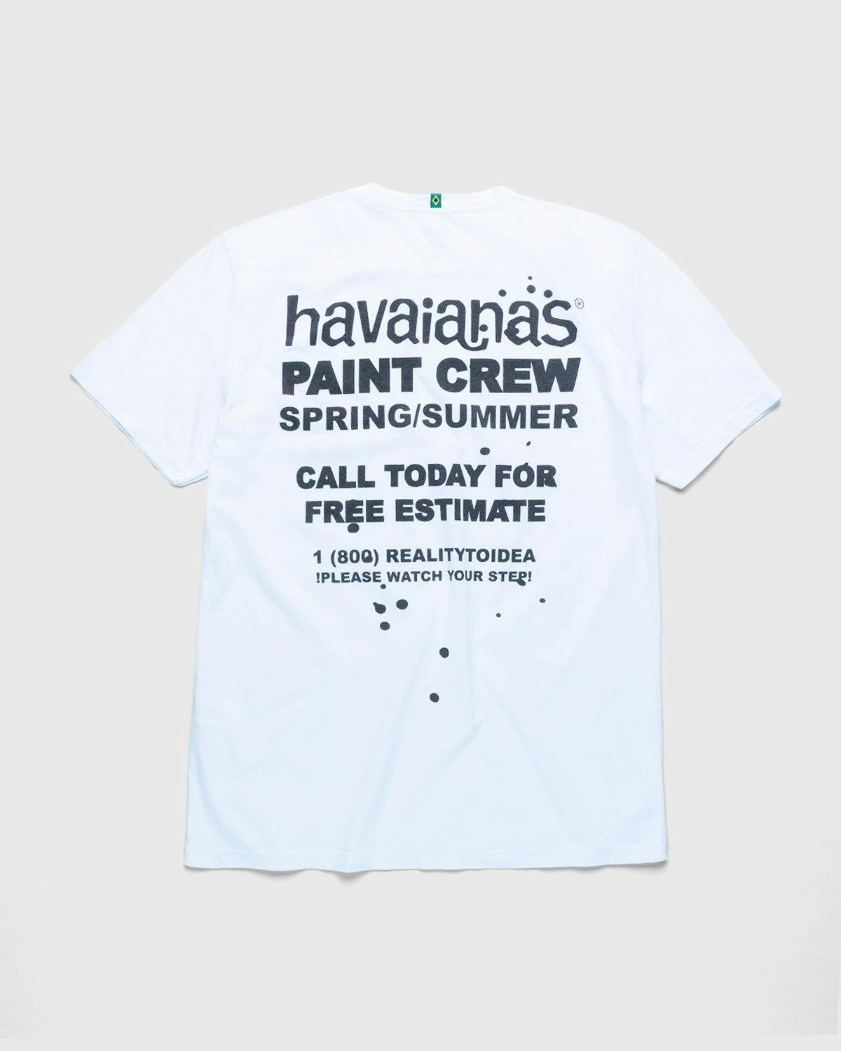 havaianas - Reality to Idea by Joshuas Vides T-Shirt White - Clothing - White - Image 2