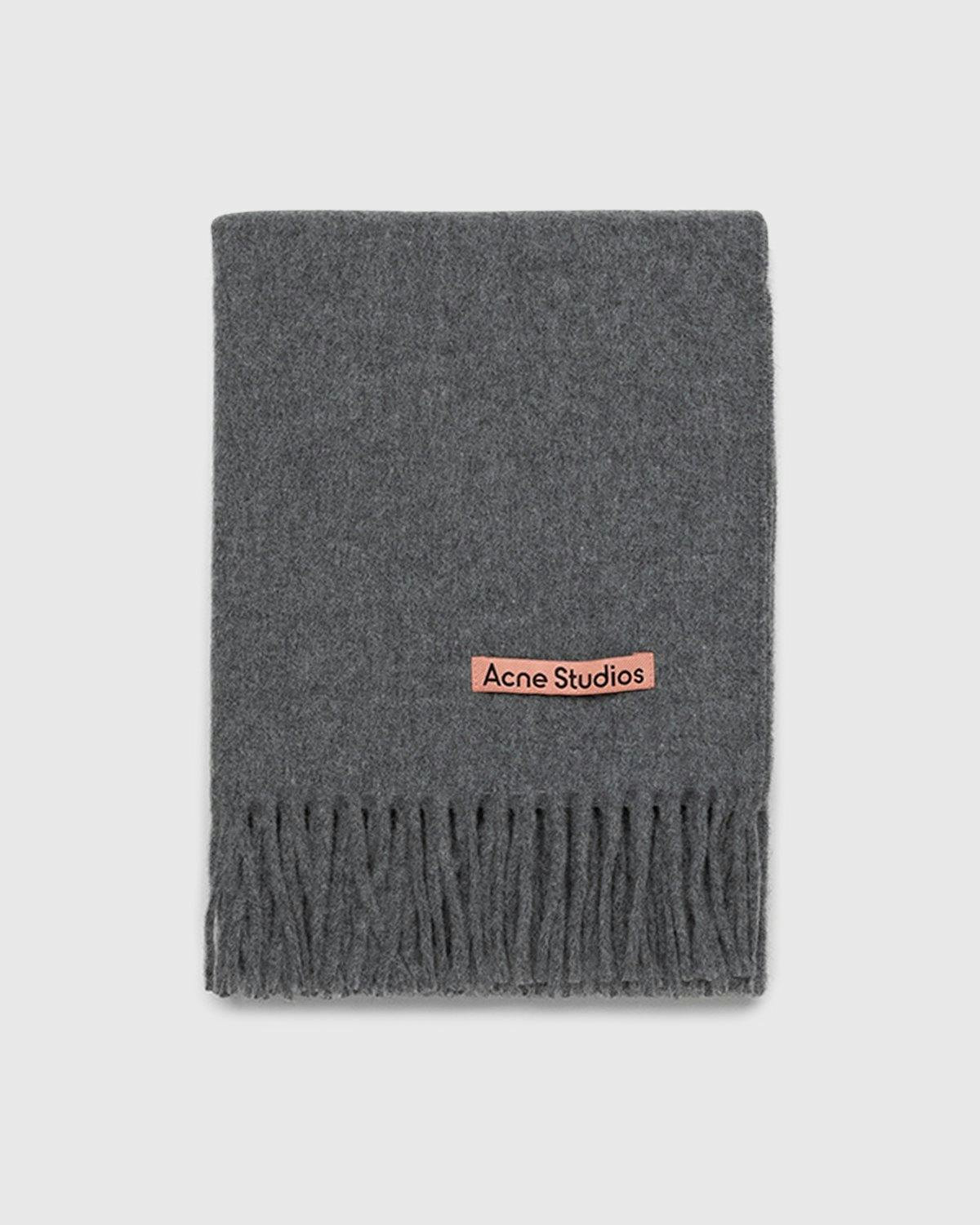 Acne Studios - Canada Narrow Scarf Grey Melange - Accessories - Grey - Image 2