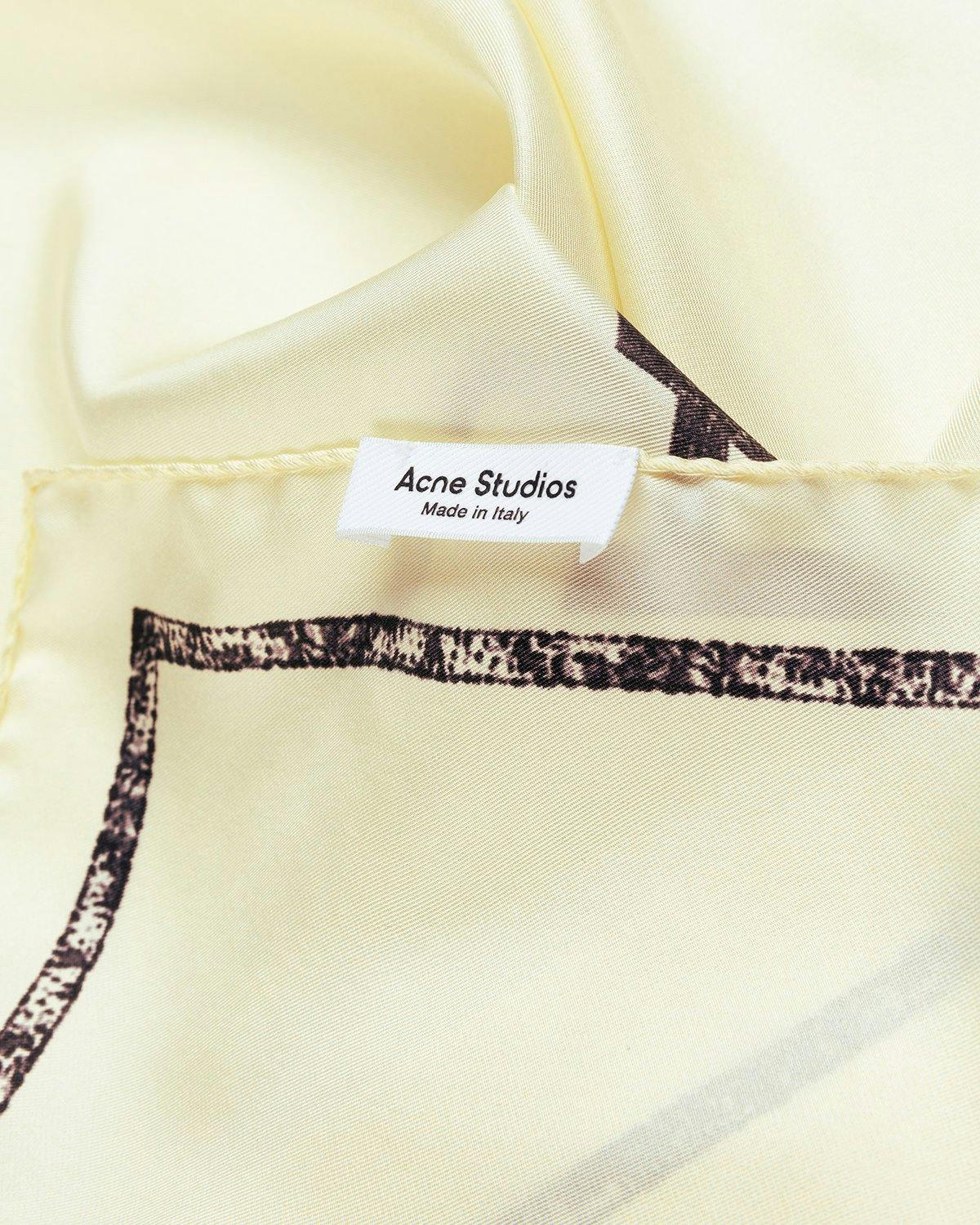 Acne Studios - Logo Bandana Ivory - Accessories - Beige - Image 4